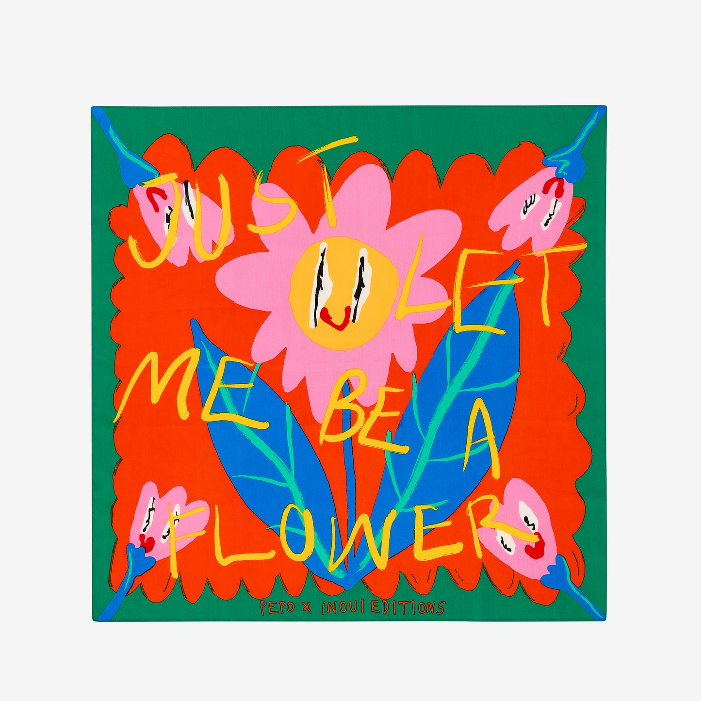 Square 65 - Flower - Orange