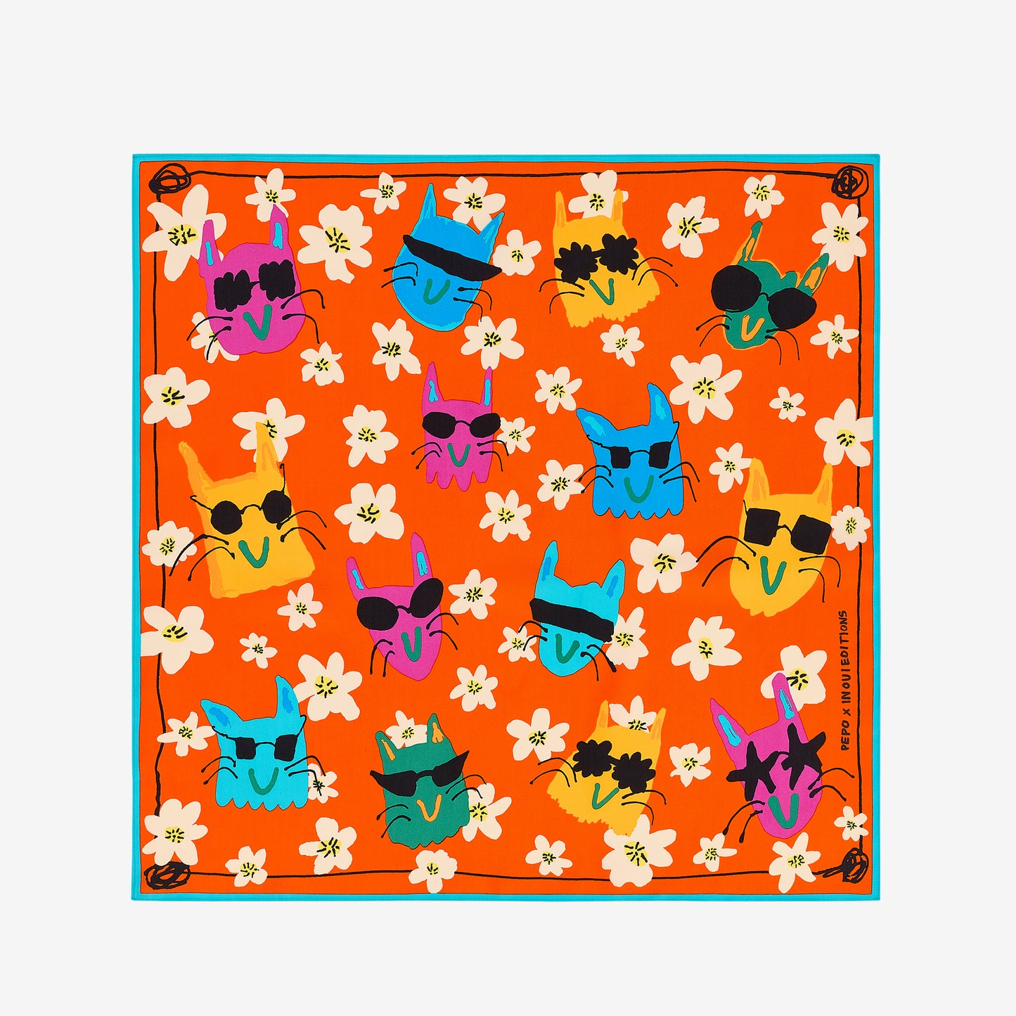 Pañuelo 65 - Pepo - Naranja