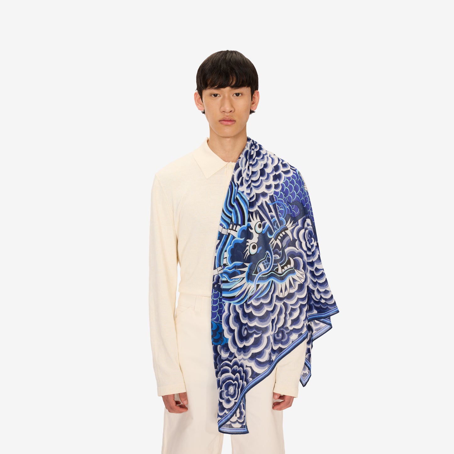 Square 130 - Dragon - Blue