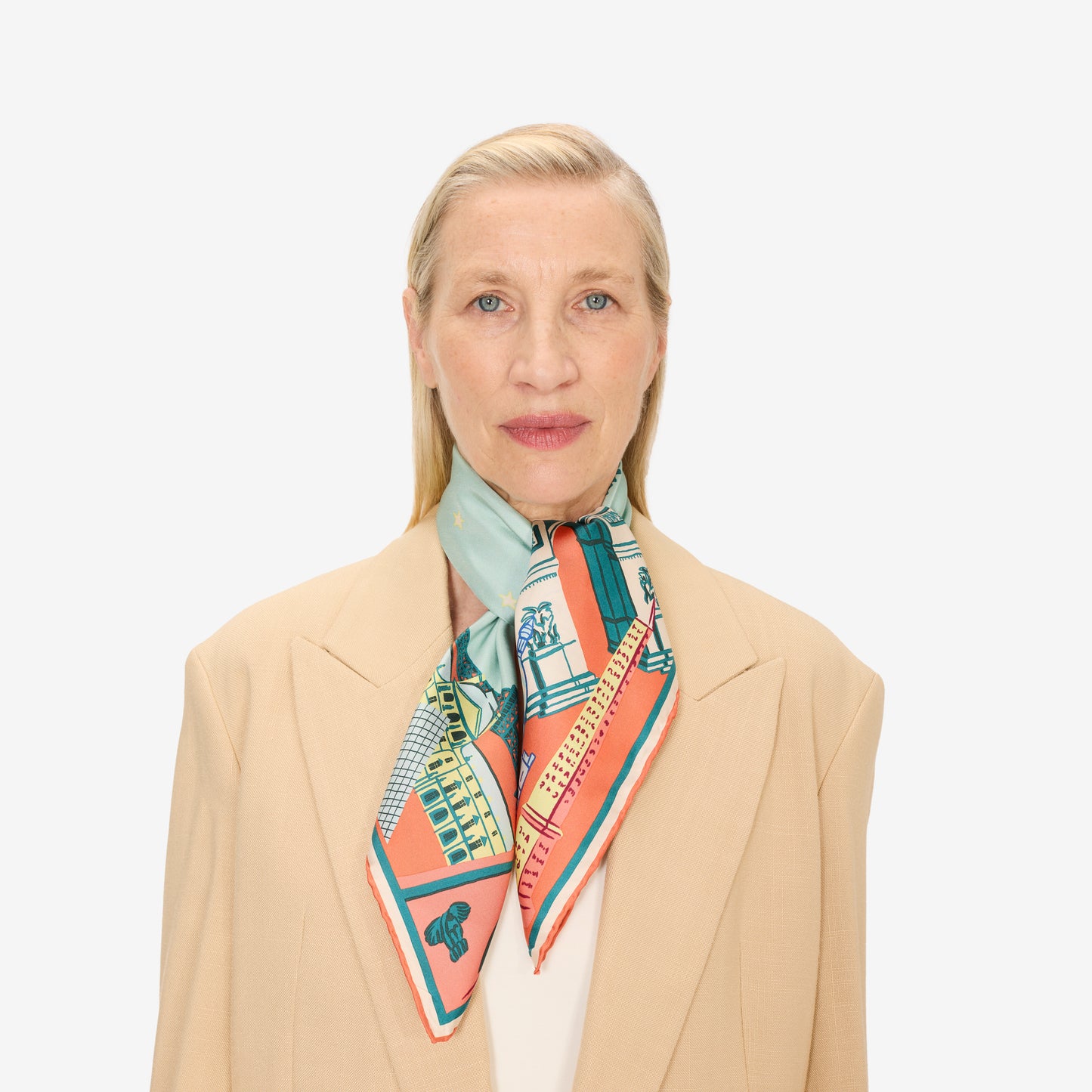 Foulard quadrato 70 - J'Aime Paris - Multicore