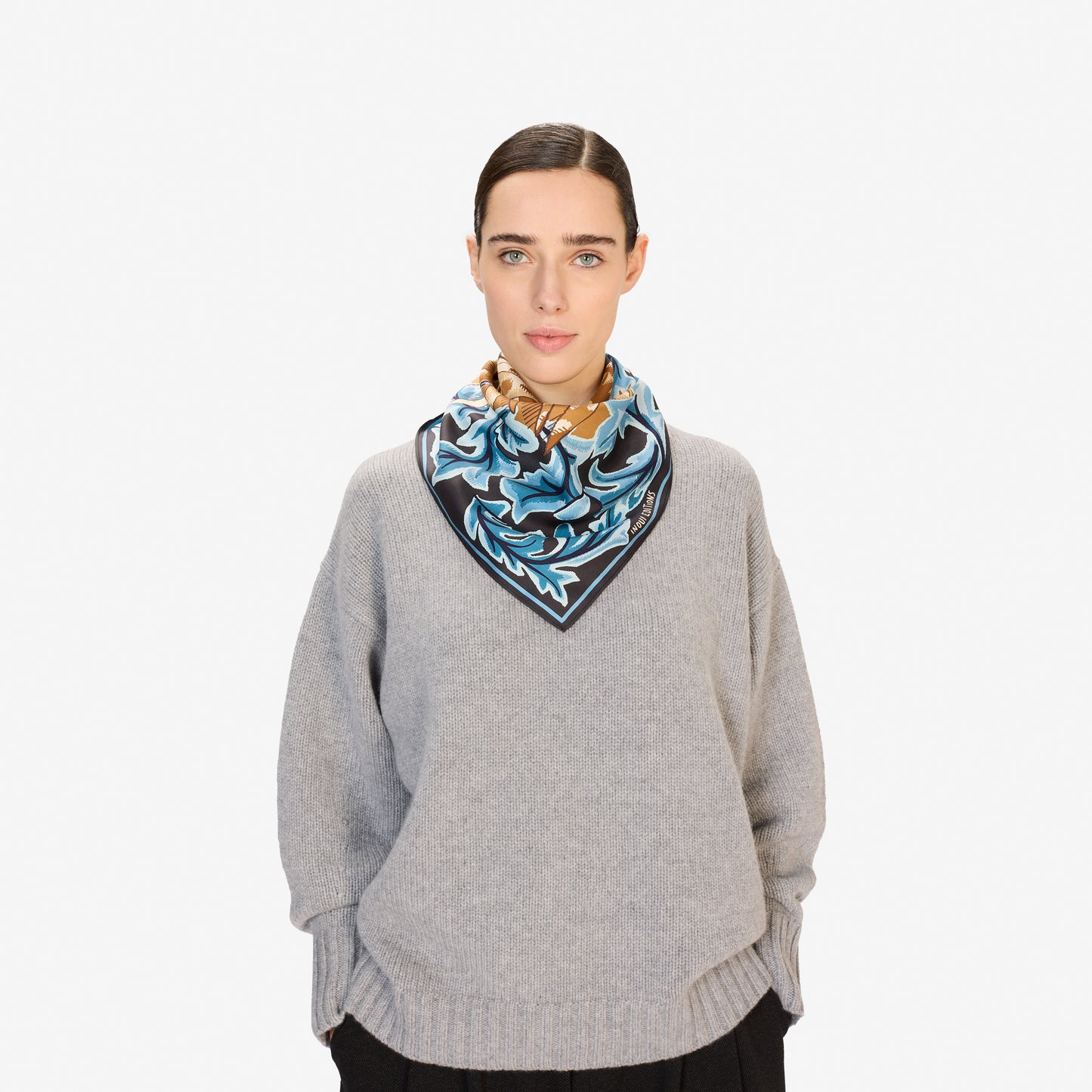 Carré 65 - Leonard - Bleu