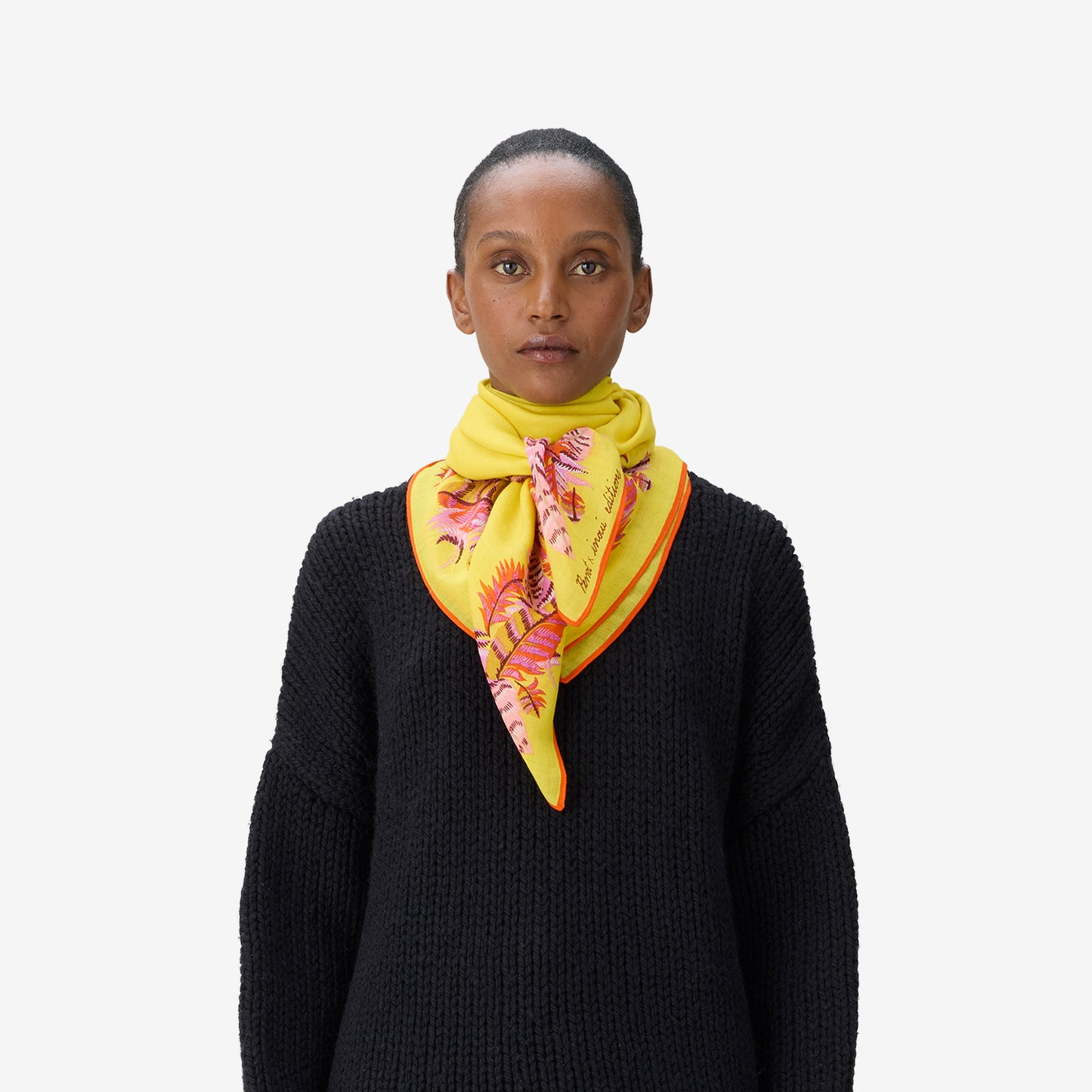 Square 100 - Plumes - Yellow