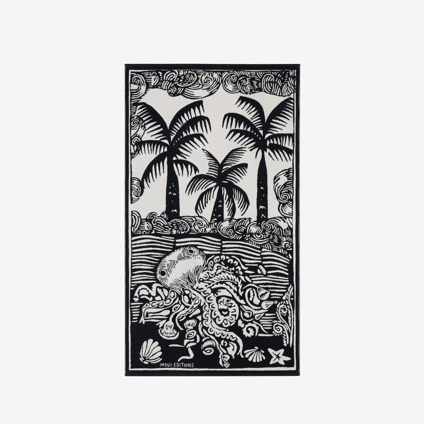 Beach Towel - Poulpe - White