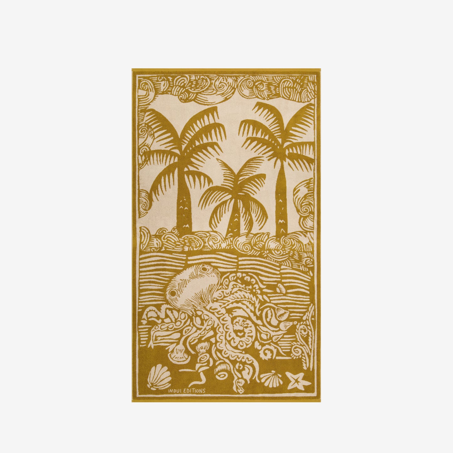 Beach Towel - Poulpe - Camel