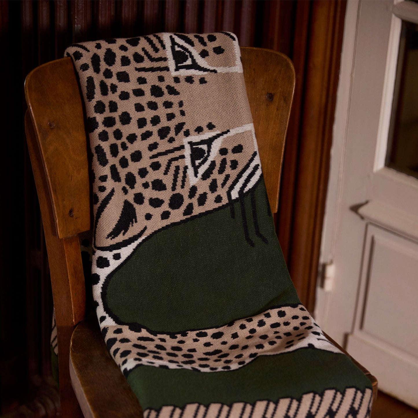 Blanket 130 - Leopard - Khaki