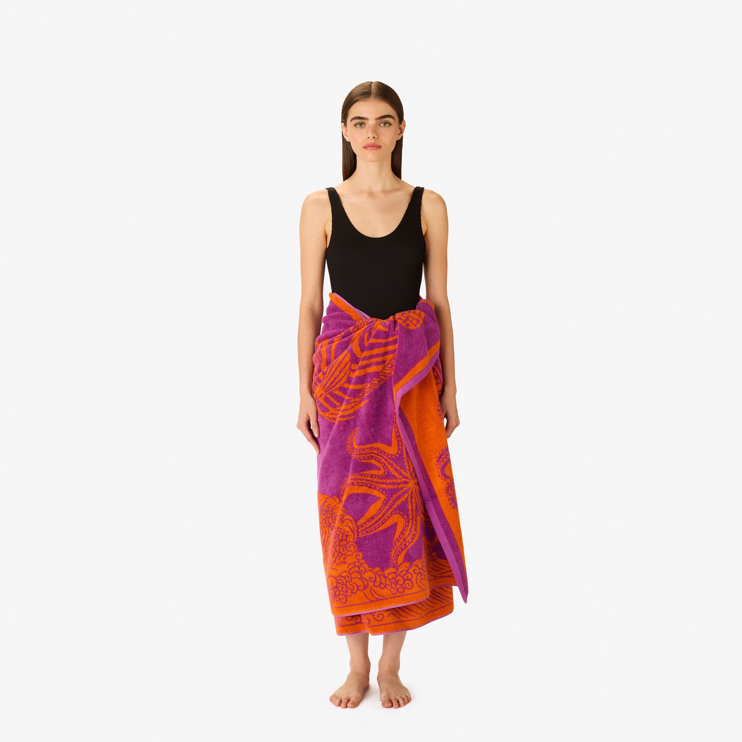 Toalla de Playa 100 - Poseidon - Morado