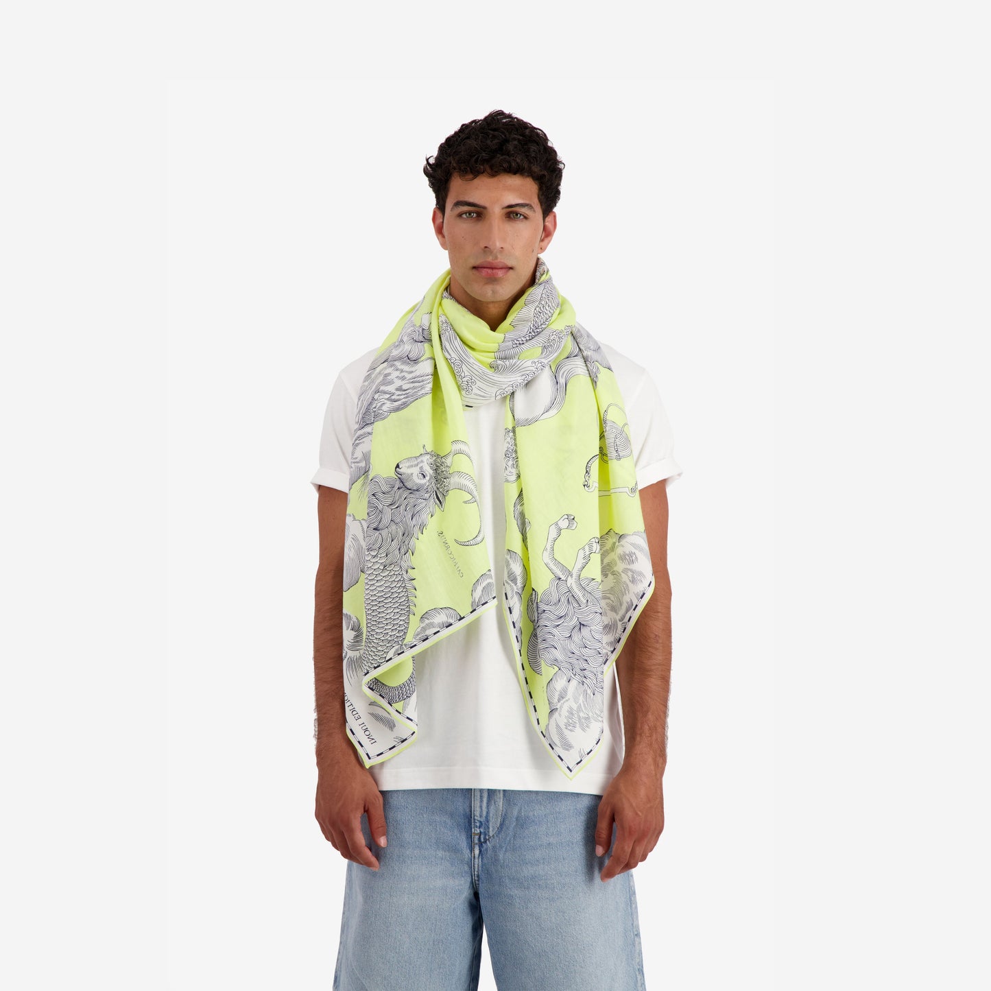 Sciarpa 100 - Astrologie - Verde lime