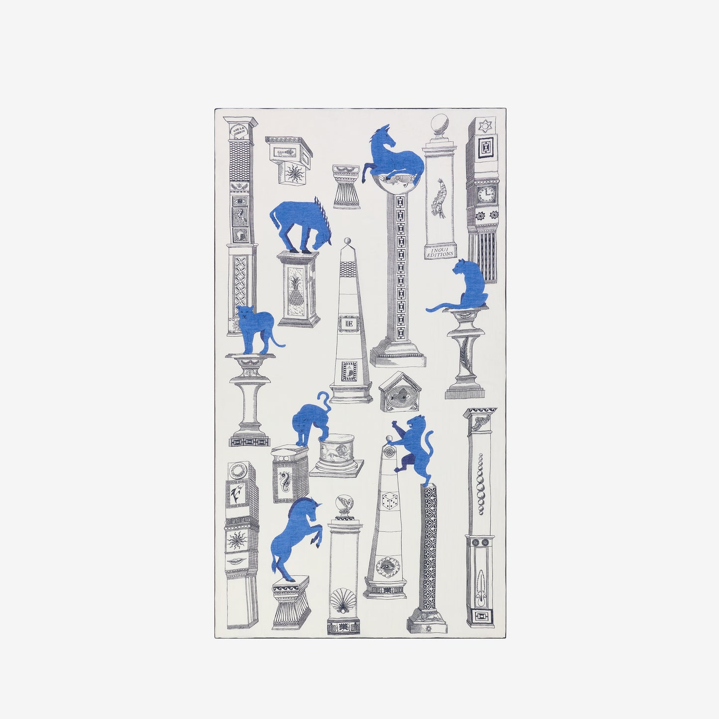 Écharpe 100 - Totem - Blanc