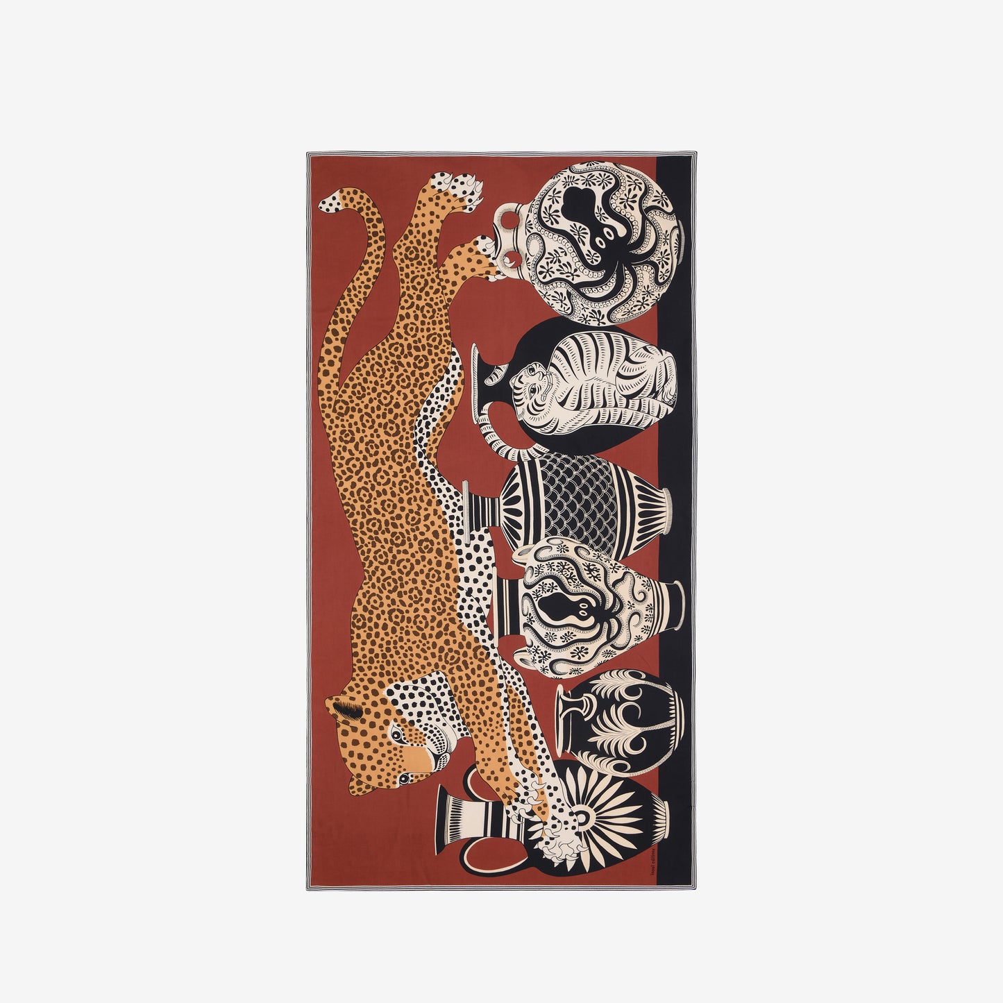 Scarf 100 - Mykonos - Terracotta