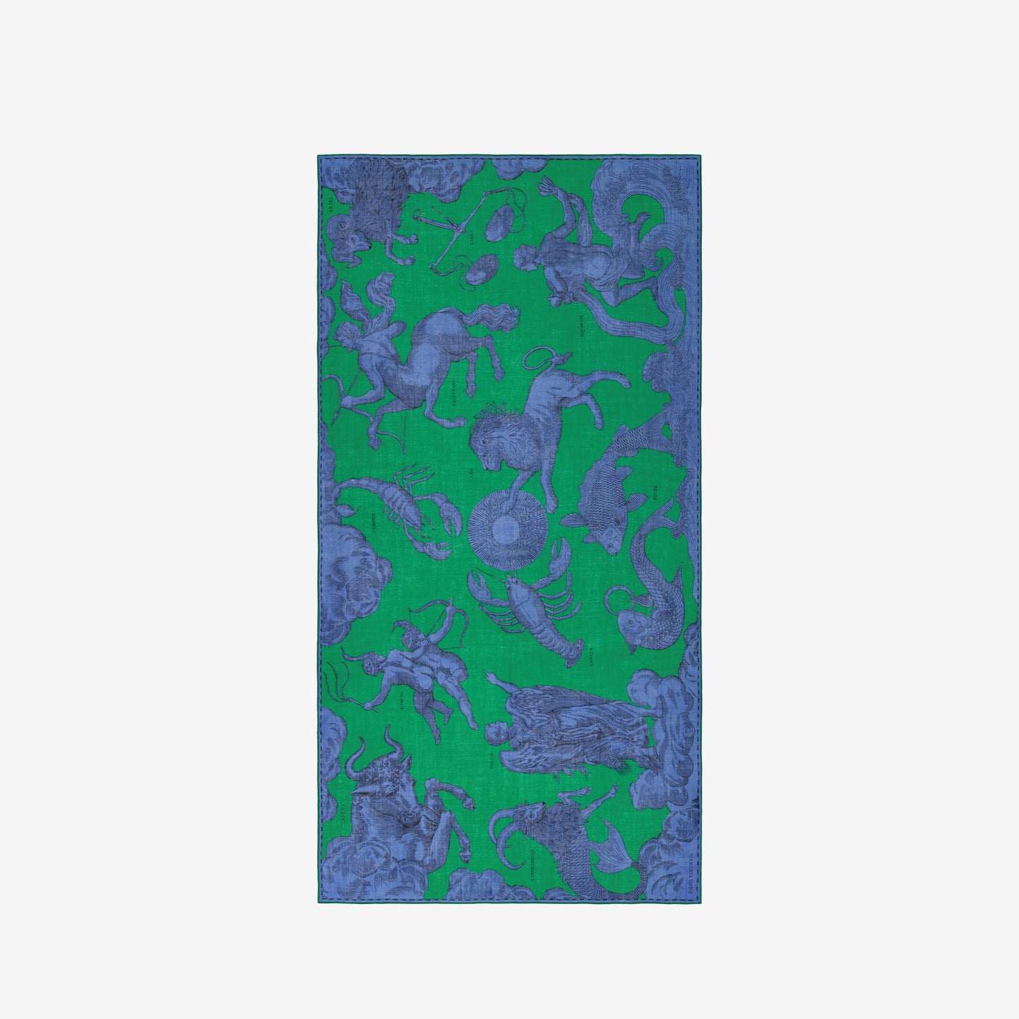 Scarf 100 - Astrologie - Green
