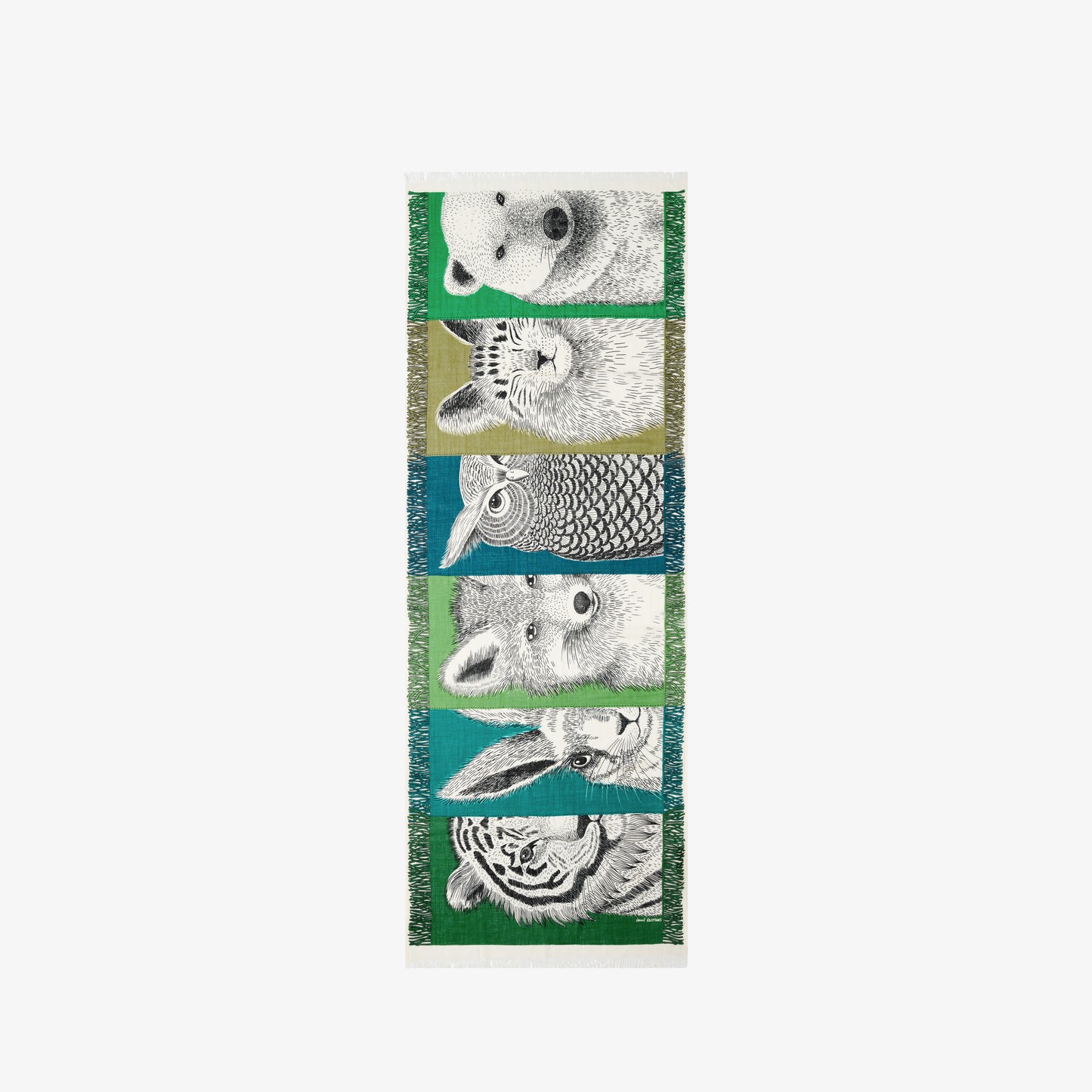 Scarf 70 - Freres - Dark Green