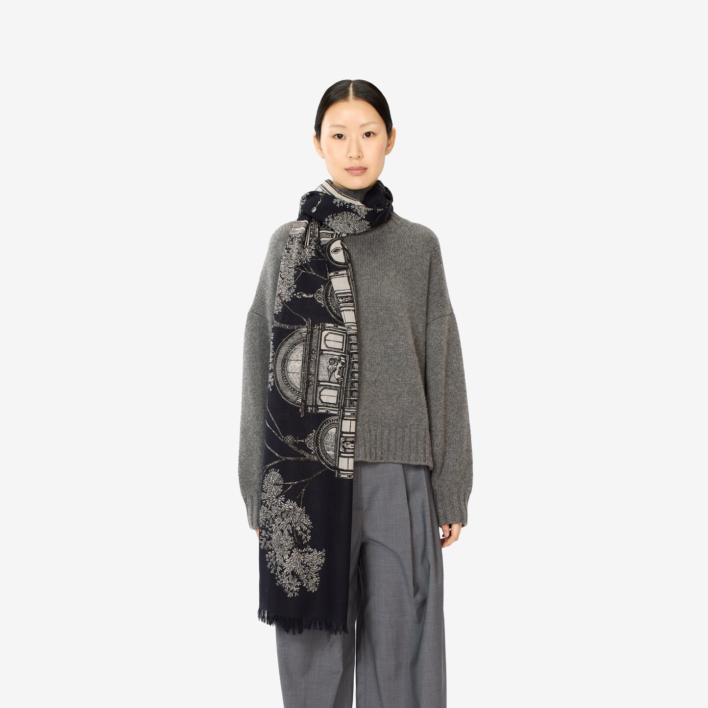 Scarf 80 - Mirage - Black