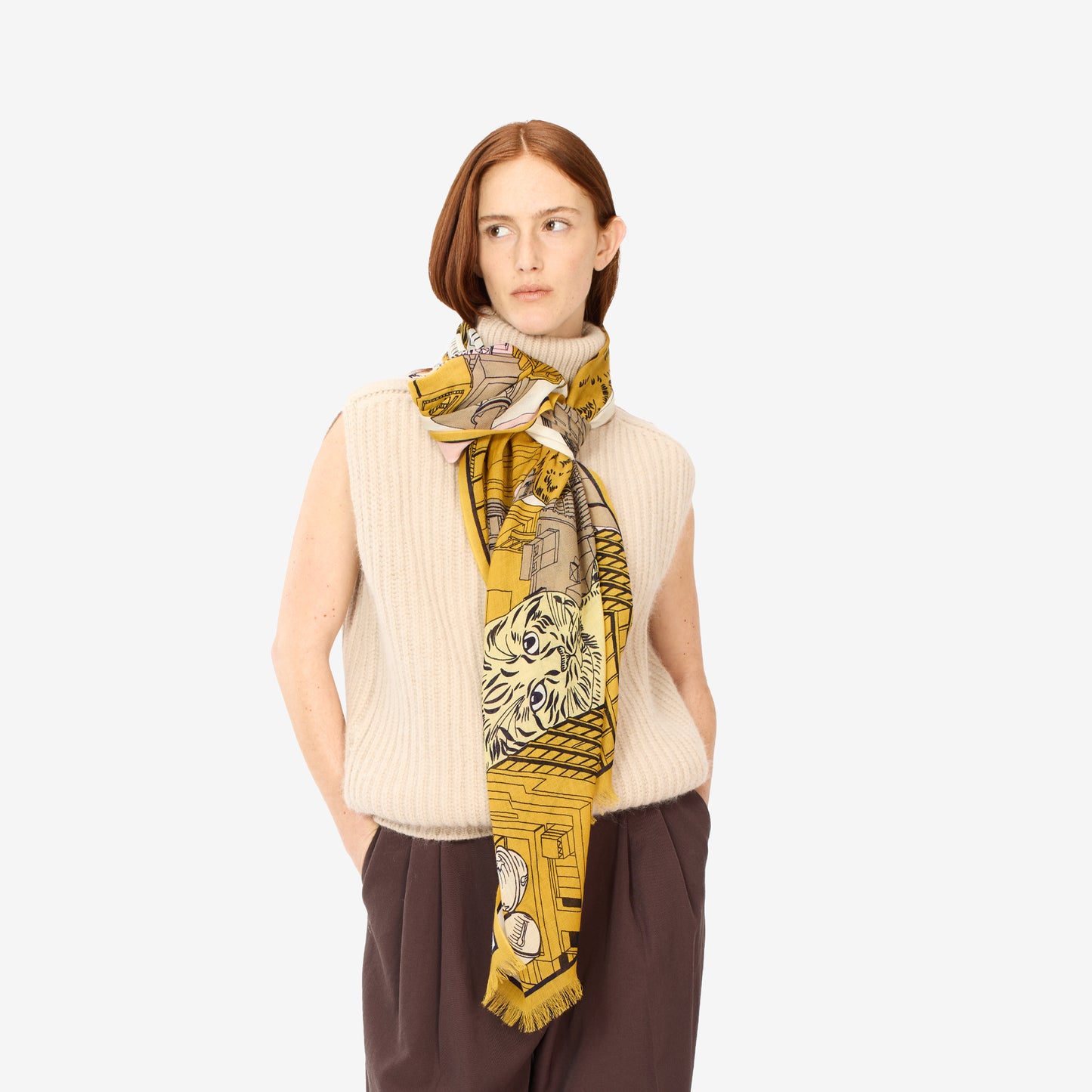 Scarf 70 - Tokyo - Pink