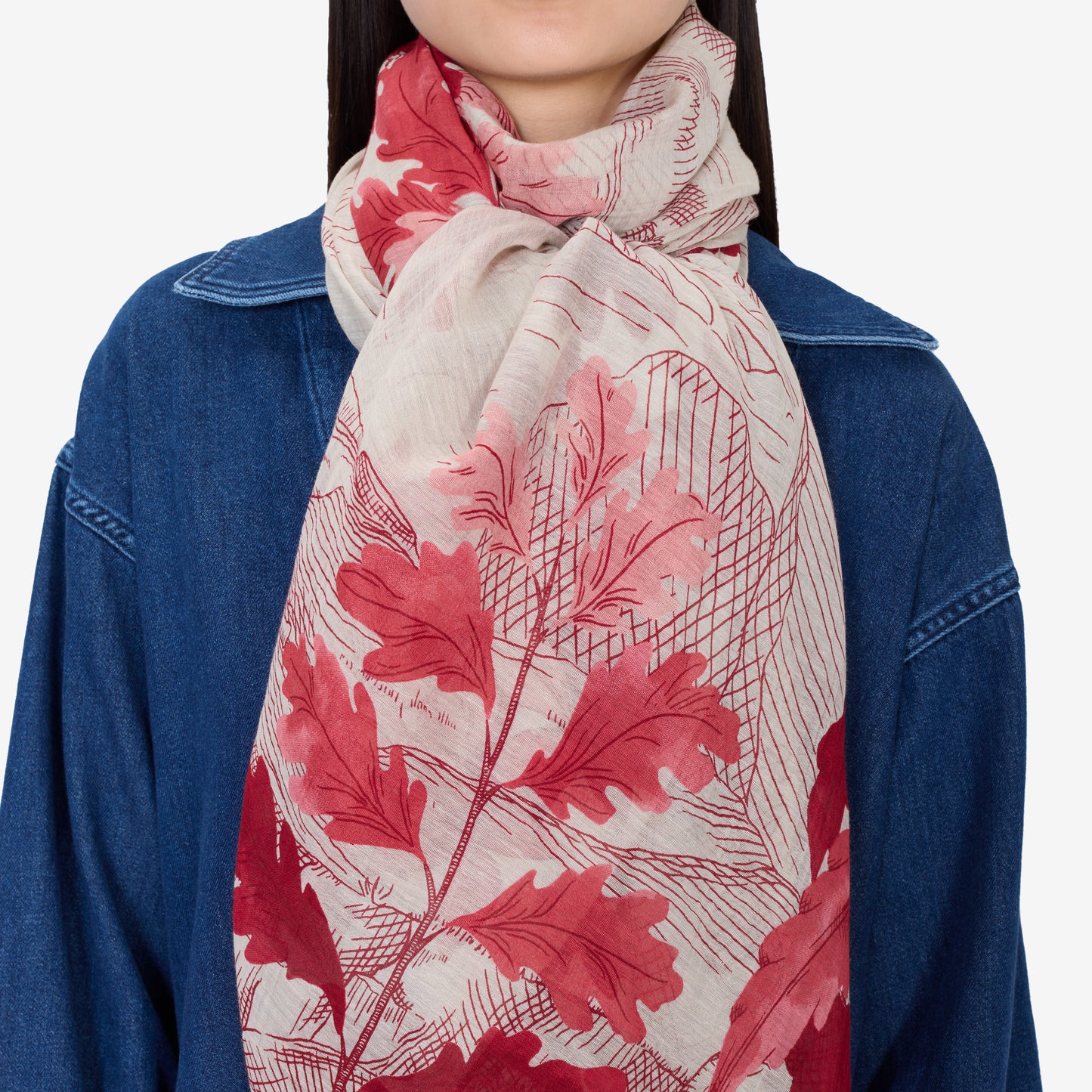 Scarf 100 - Amboise - Red