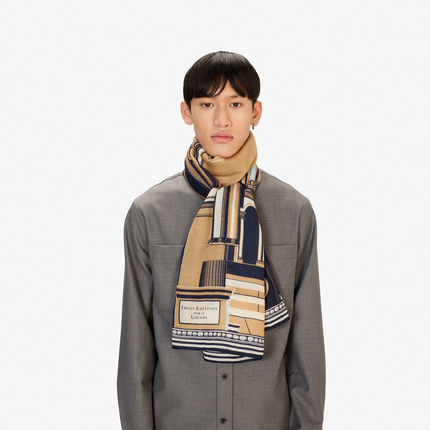 Scarf 100 - Architecture - Navy