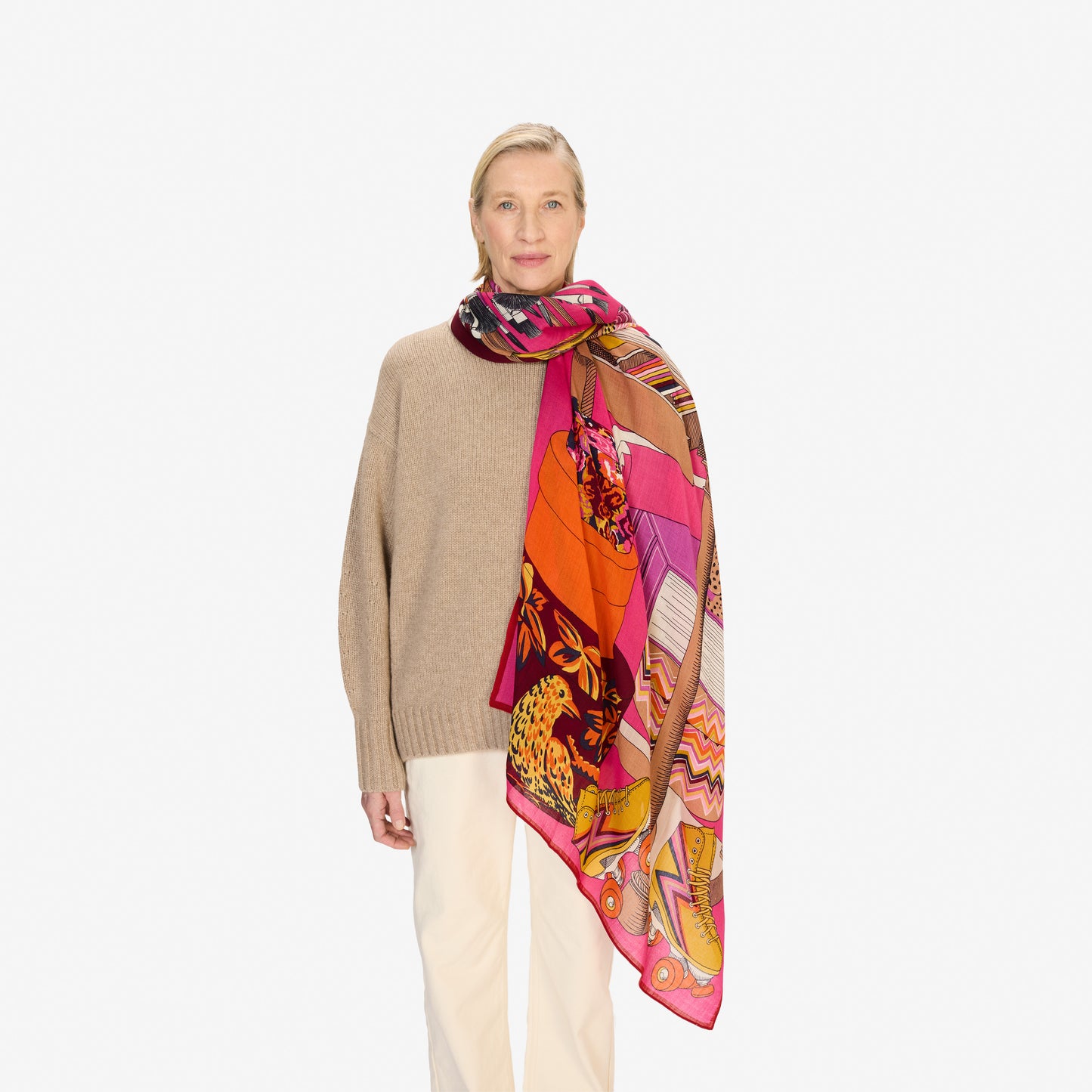 Scarf 100 - Atelier - Pink