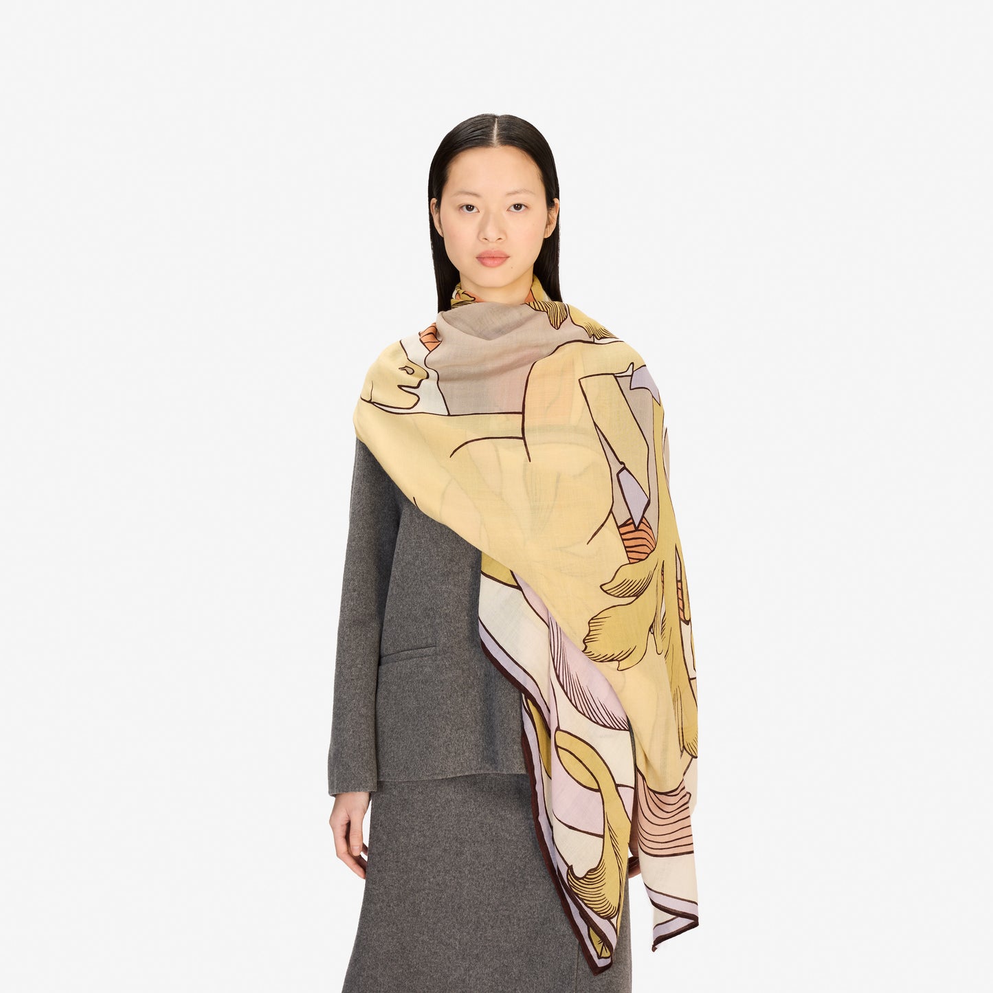Scarf 100 - Cavale - White