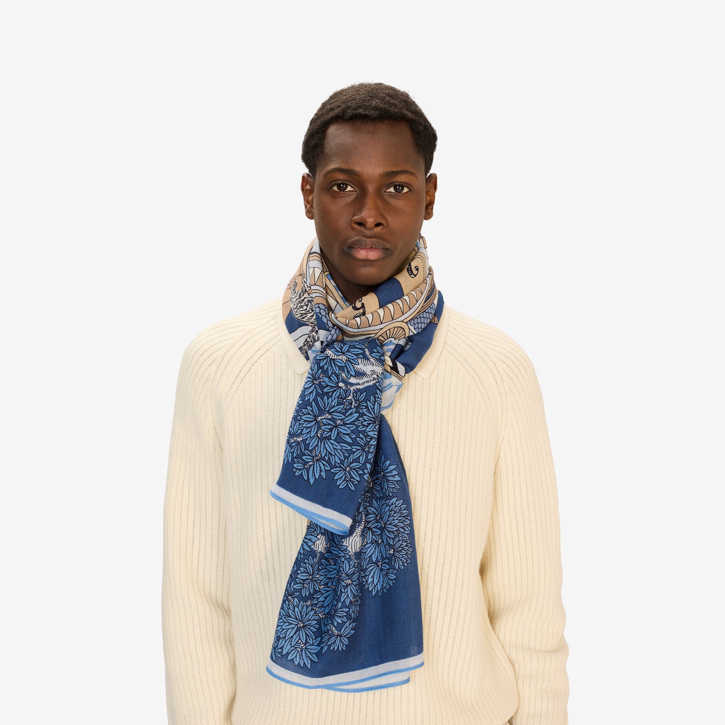 Scarf 100 - Nicolas - Blue