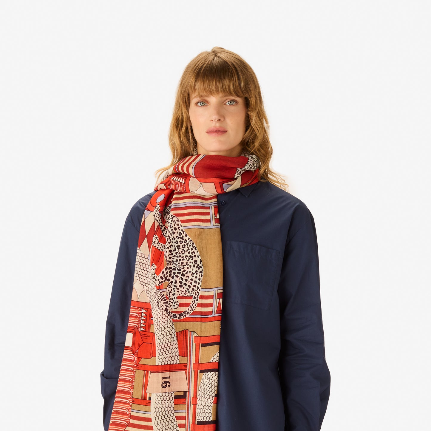 Scarf 100 - Nicolas - Red
