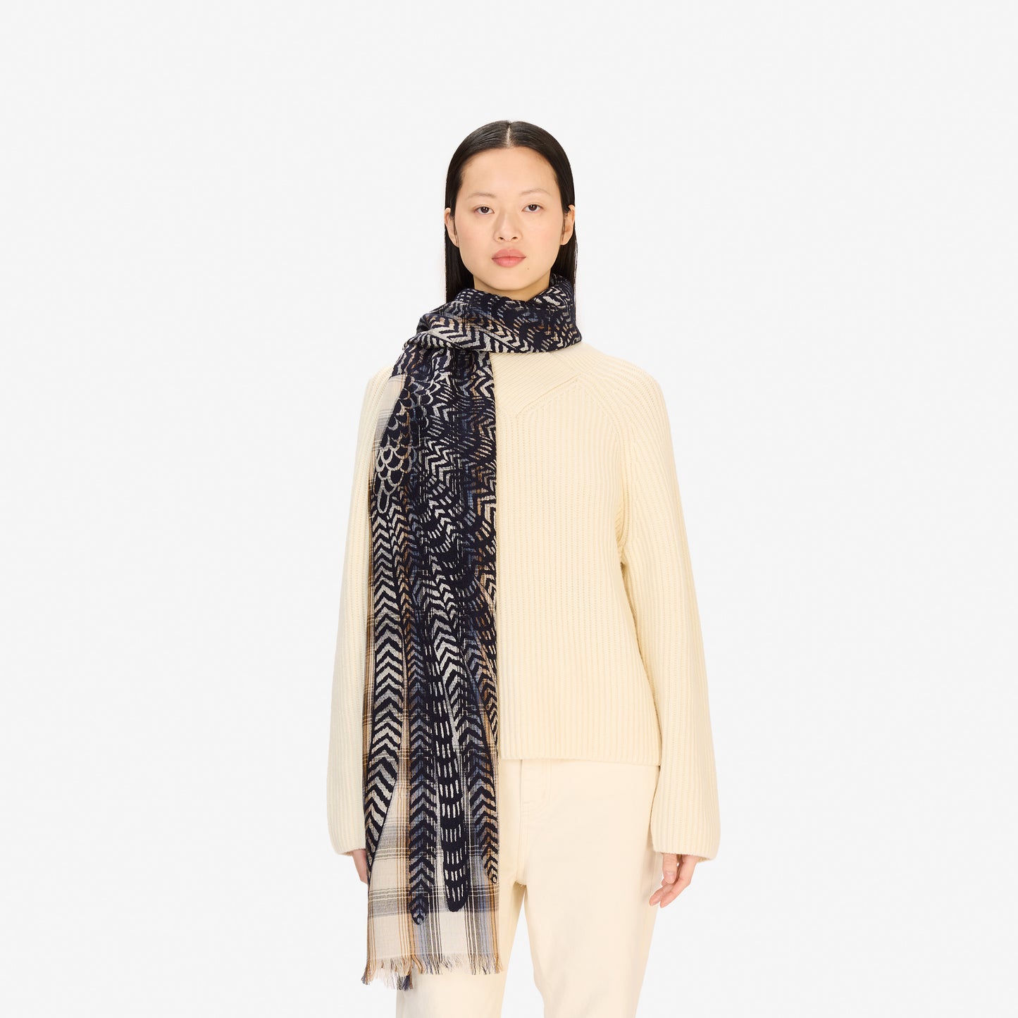 Sciarpa 70 3D - Hedwige - Beige