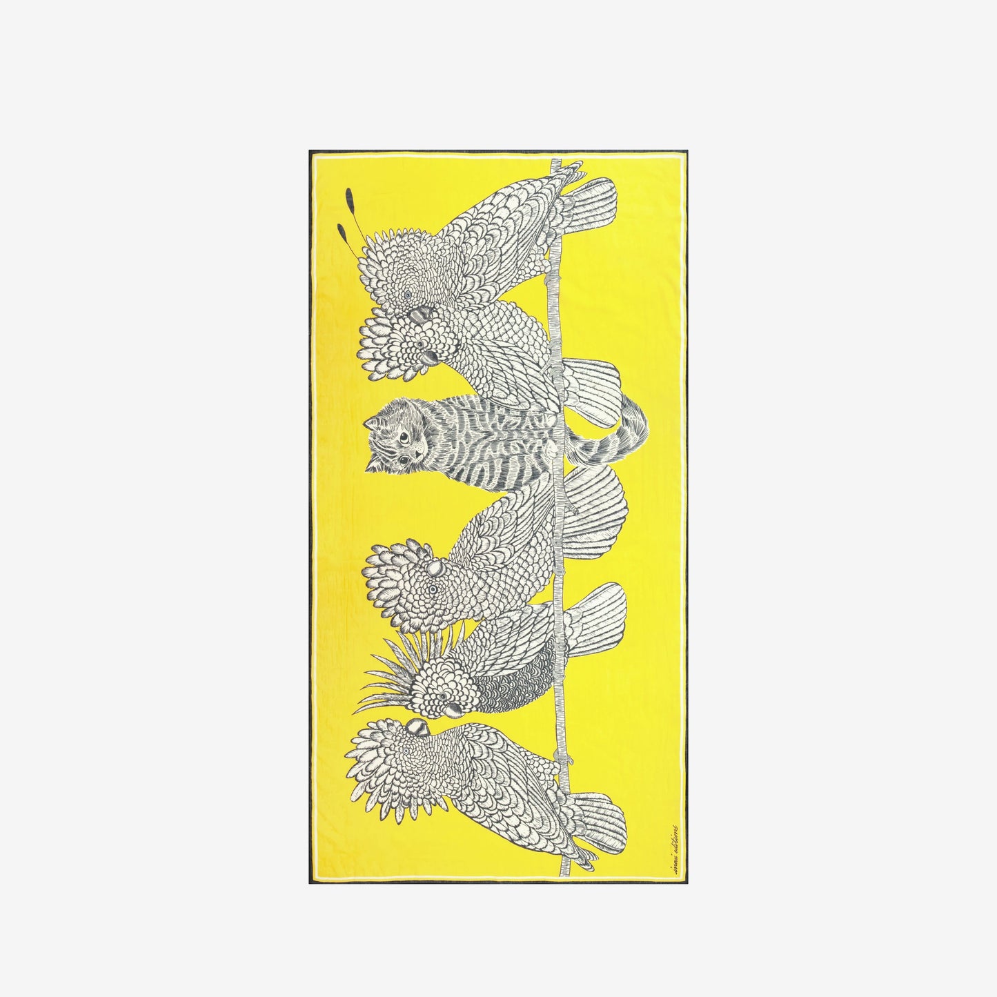 Écharpe 100 - Caracat - Jaune