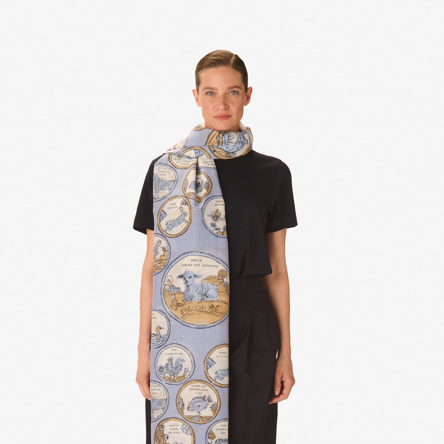 Scarf 100 - Chance Inoui - Blue