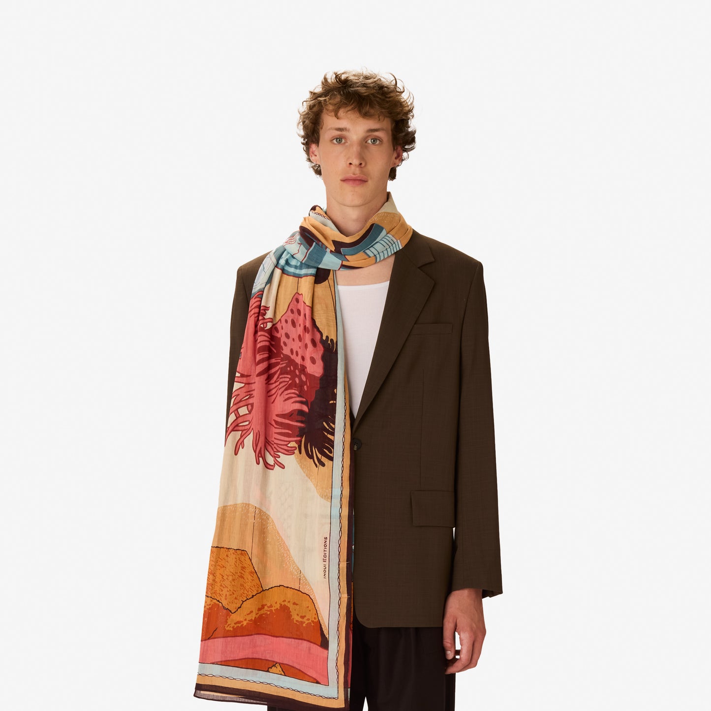 Bufanda 100 - Jardin - Coral