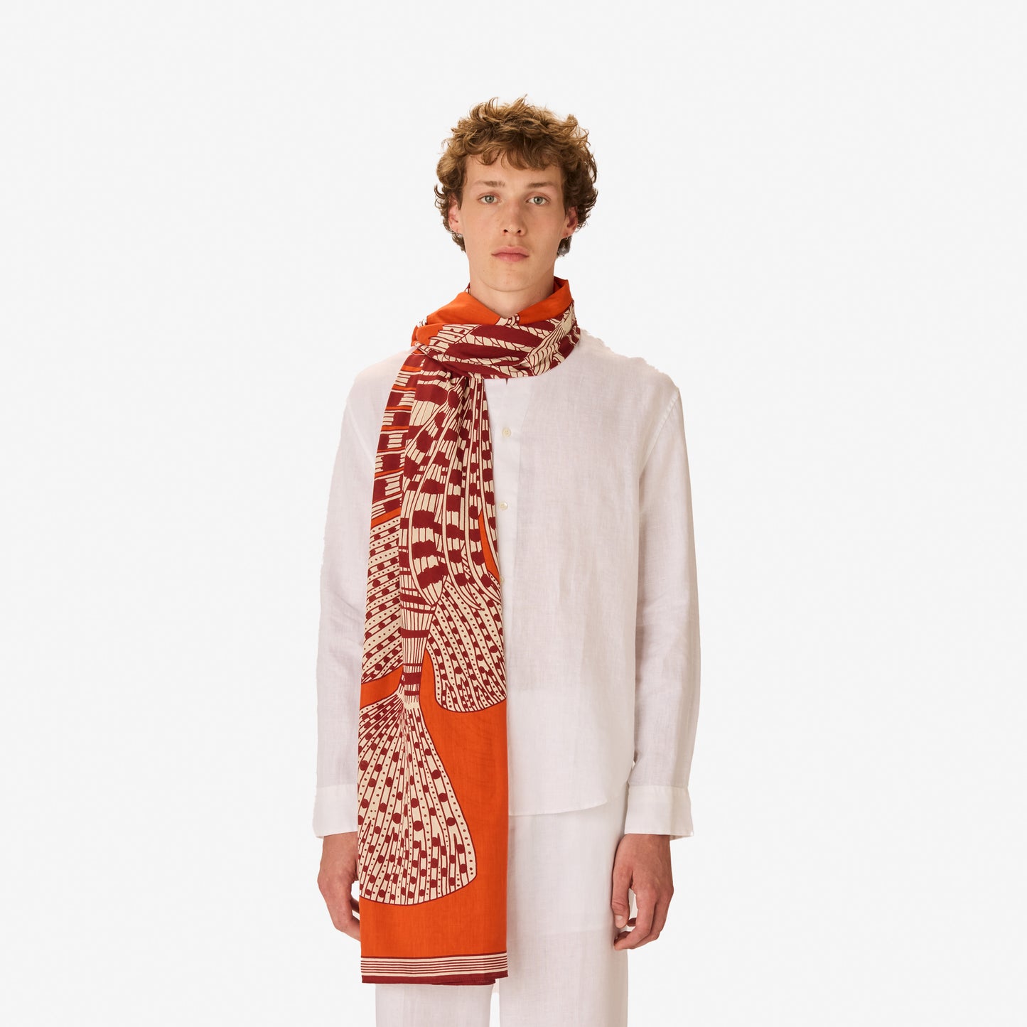 Schal 100 - Vague - Orange