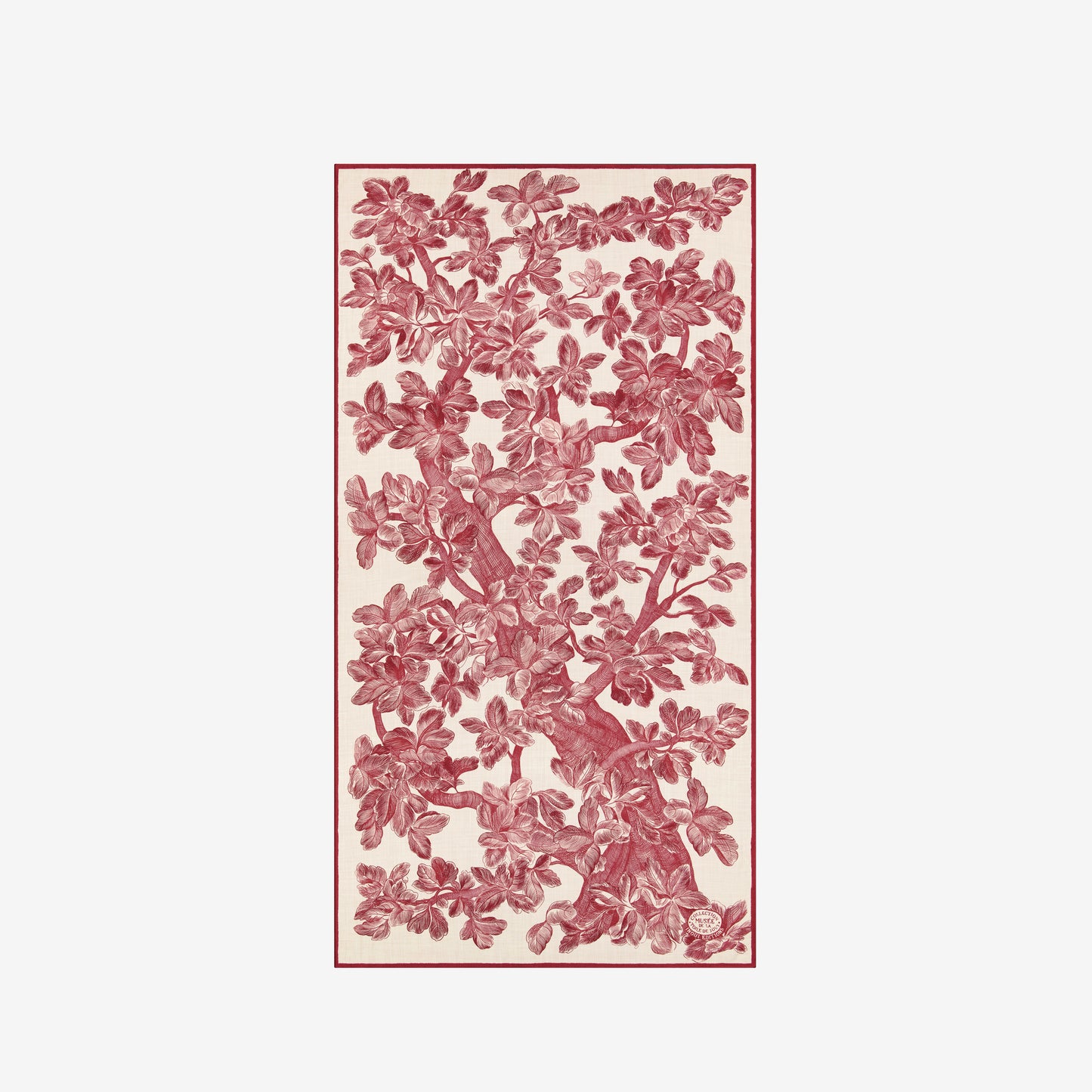 Scarf 100 - Arboris - Burgundy