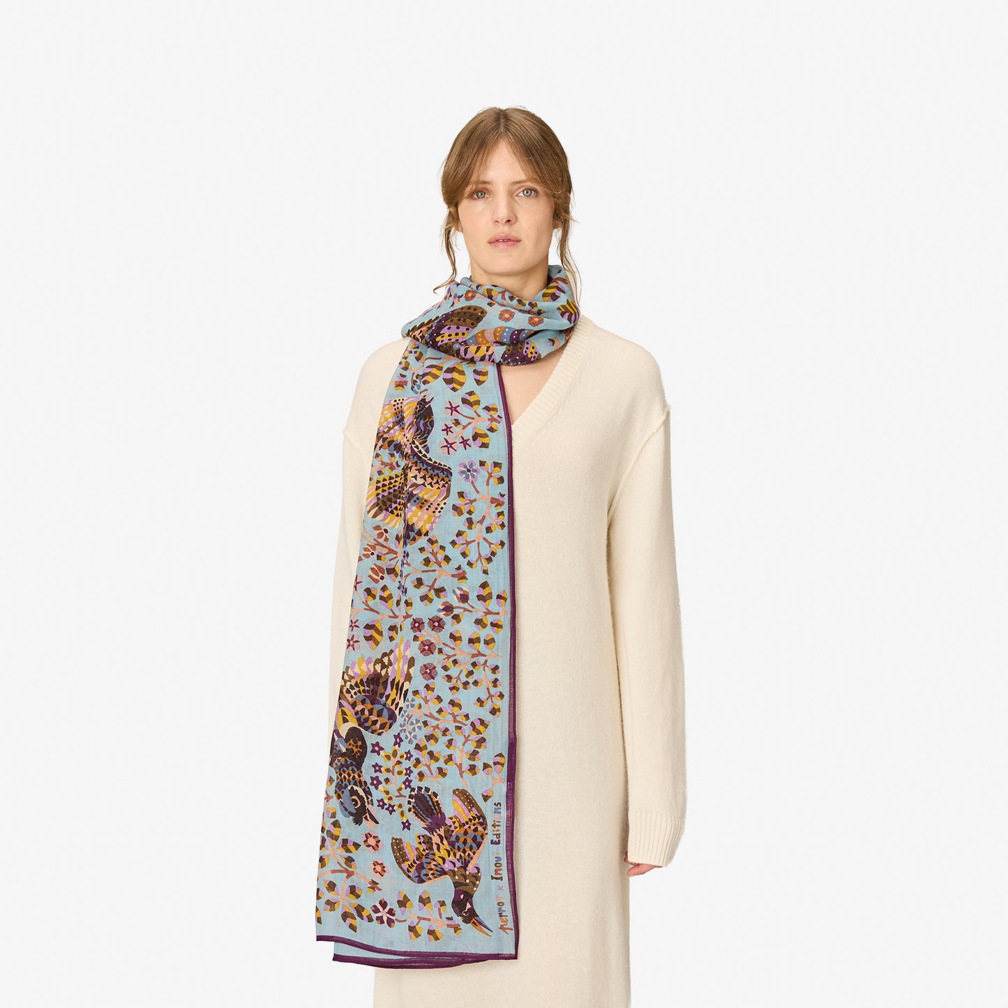 Scarf 100 - Rene Perrot - Grey
