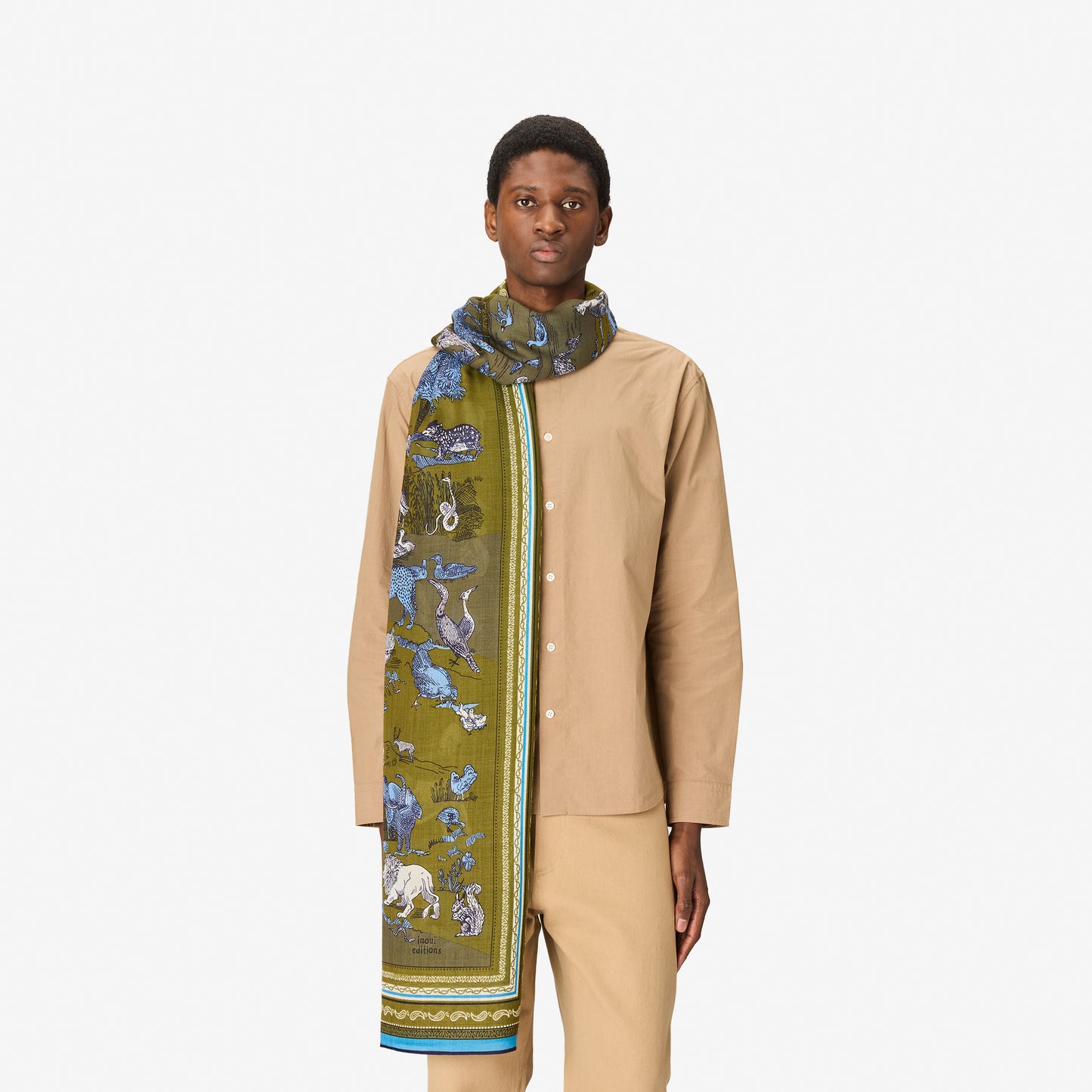Schal 130 - Reverie - Khaki