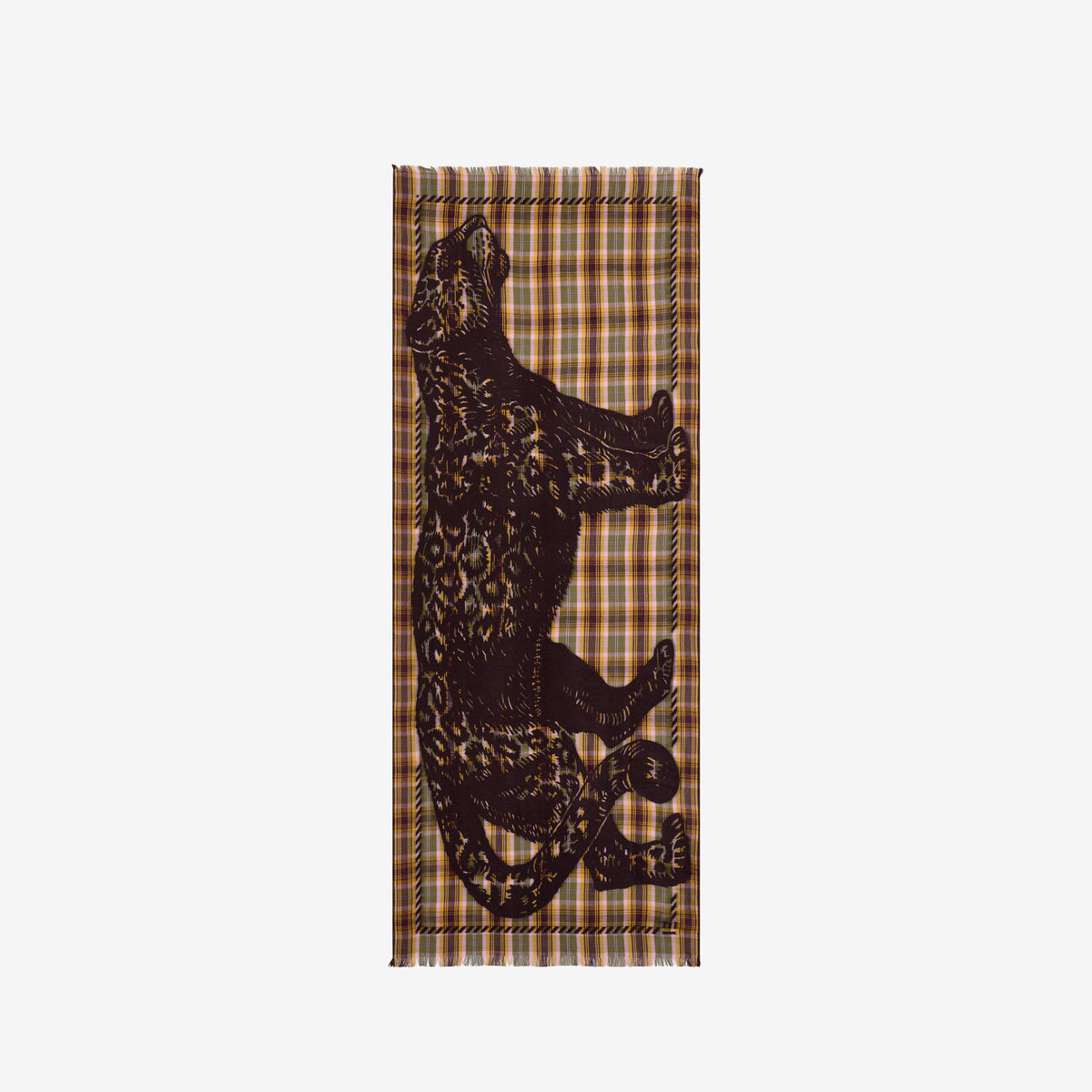Scarf 80 - 3d - Gommery - Golden Brown