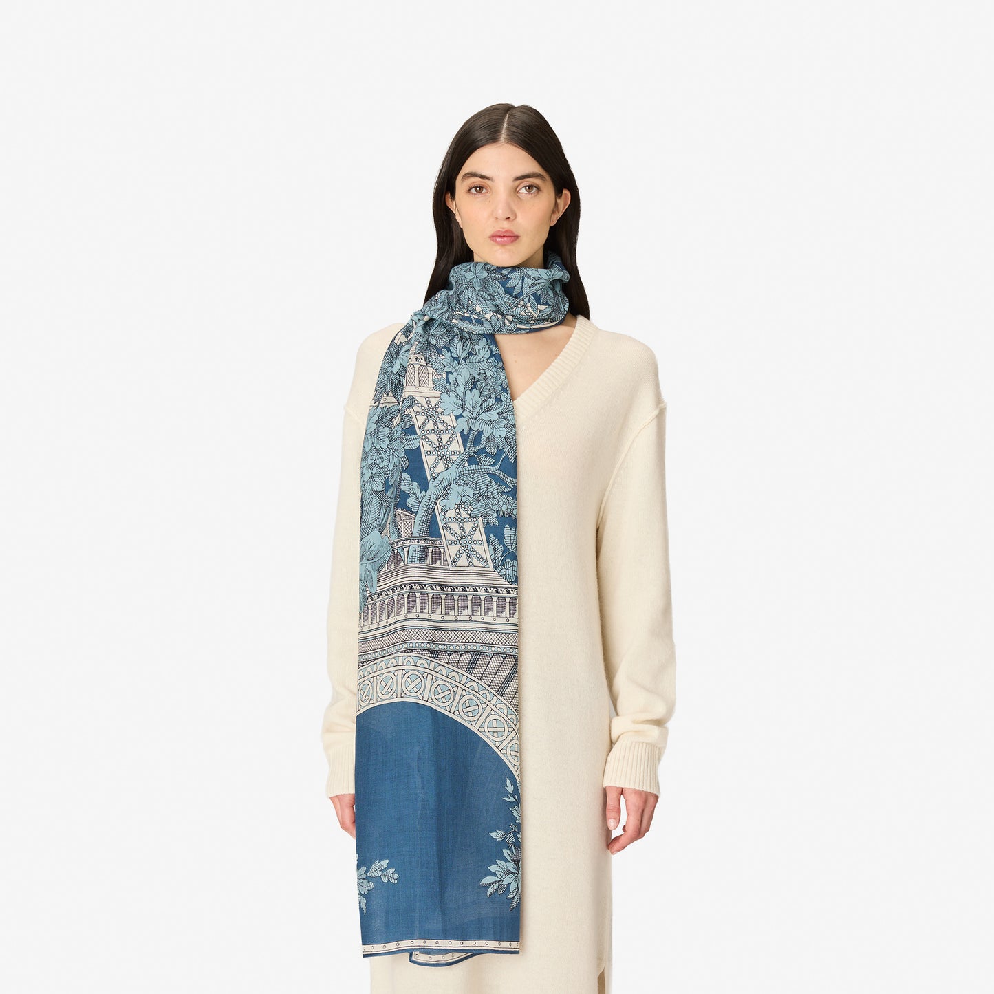 Scarf 80 - 1889 - Blue