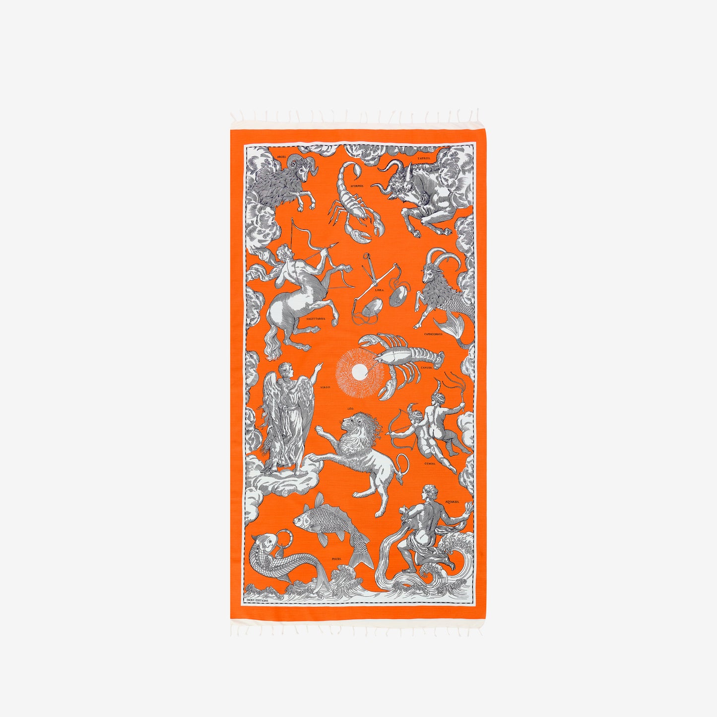 Fouta 100 - Astrologie - Orange