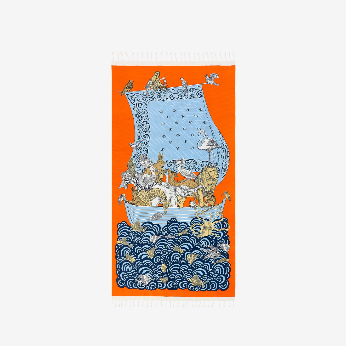 Fouta Towel 100 - Noe - Orange