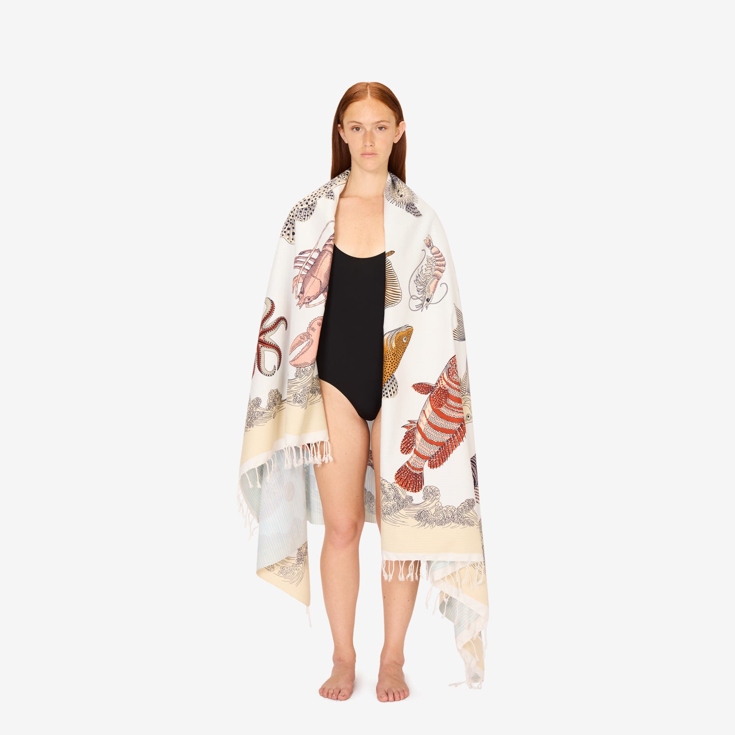 Telo Fouta 140 - Poseidon - Naturale
