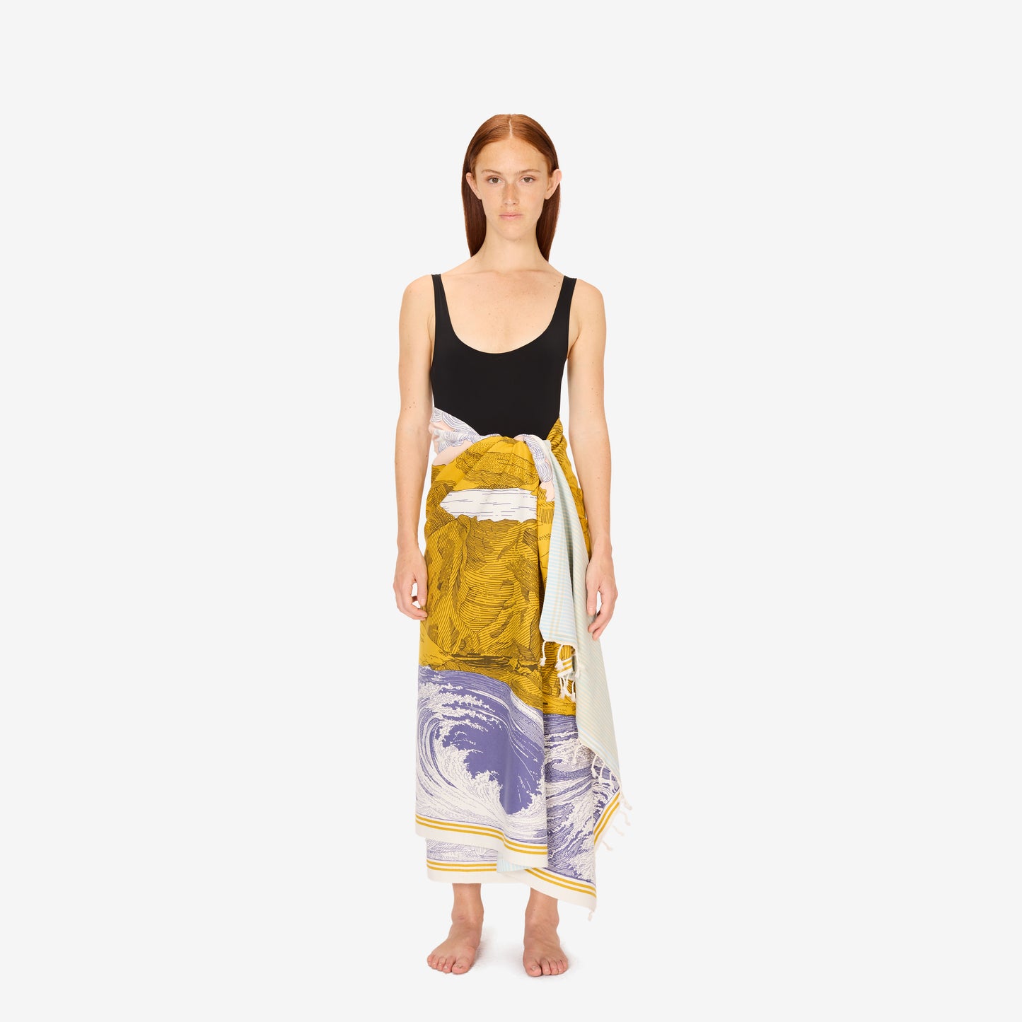 Fouta Handtuch 100 - Balthazar - Gelb