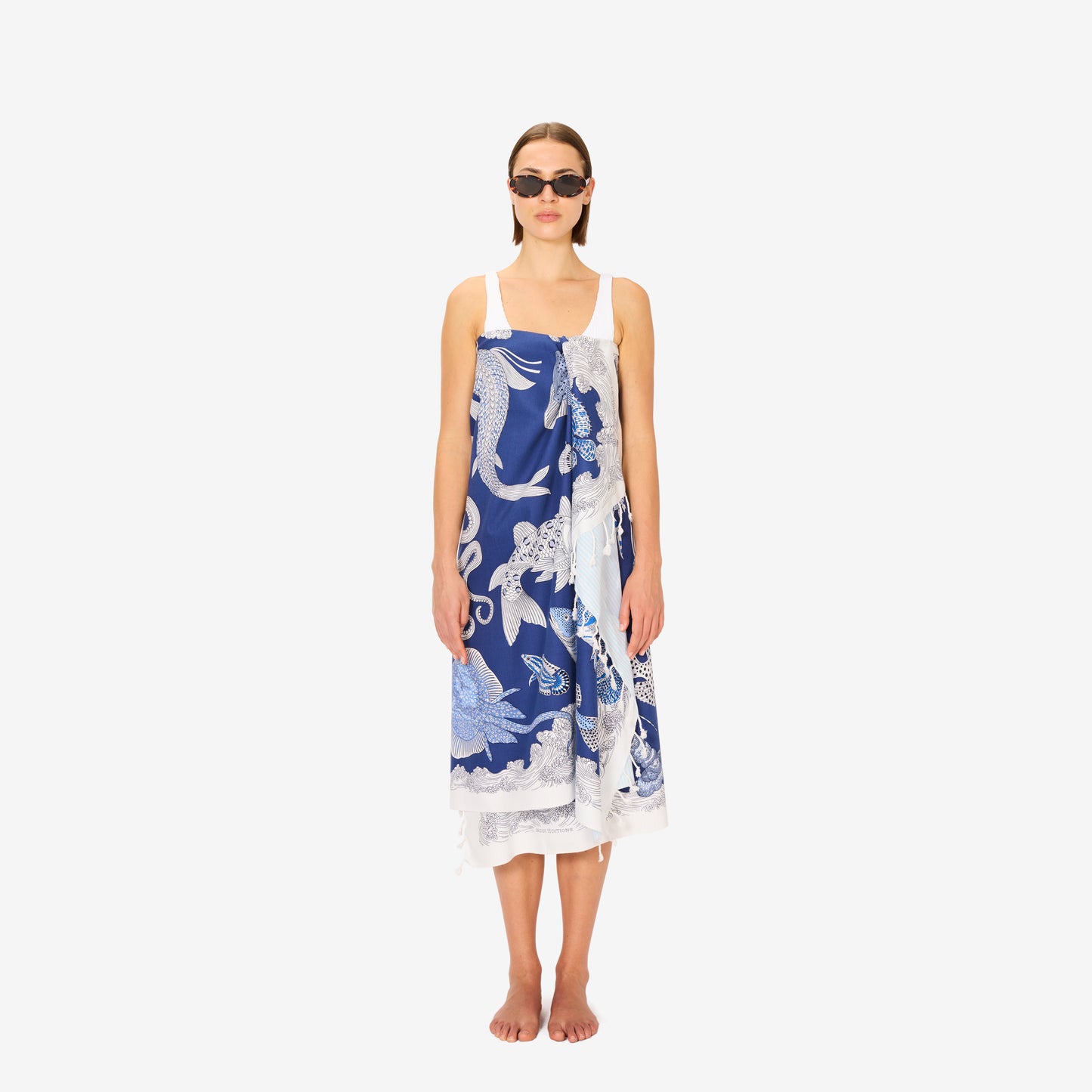 Fouta Towel 100 - Poseidon - Blue