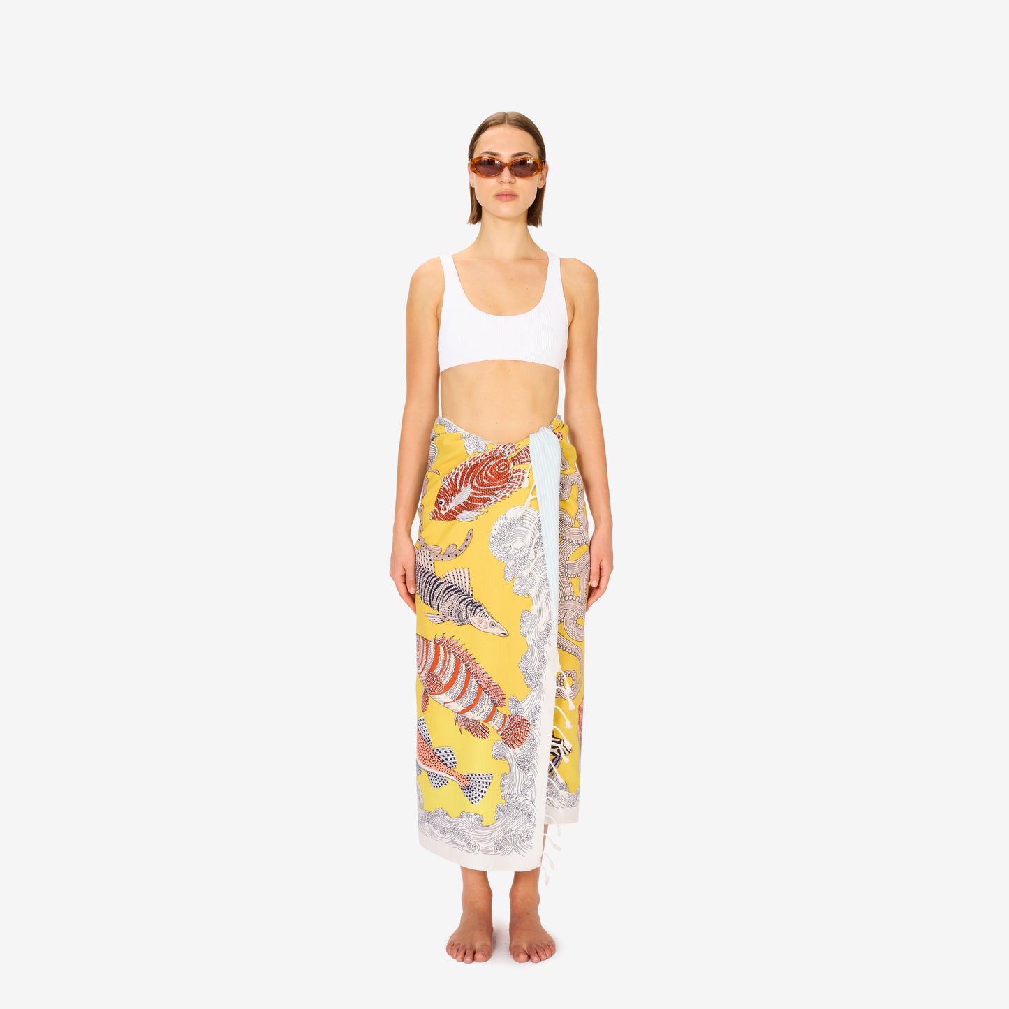Toalla Fouta 100 - Poseidon - Amarillo