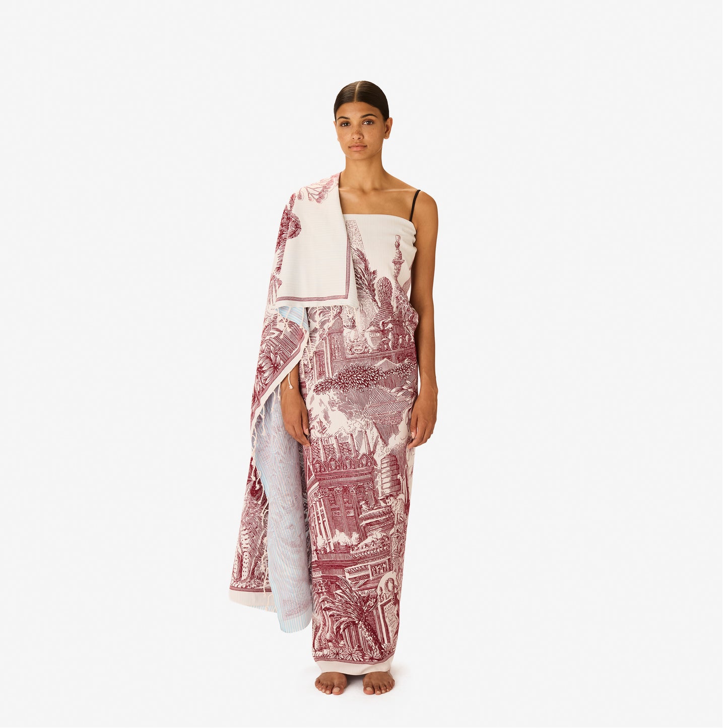 Fouta Towel 140 - Piranesi - Red