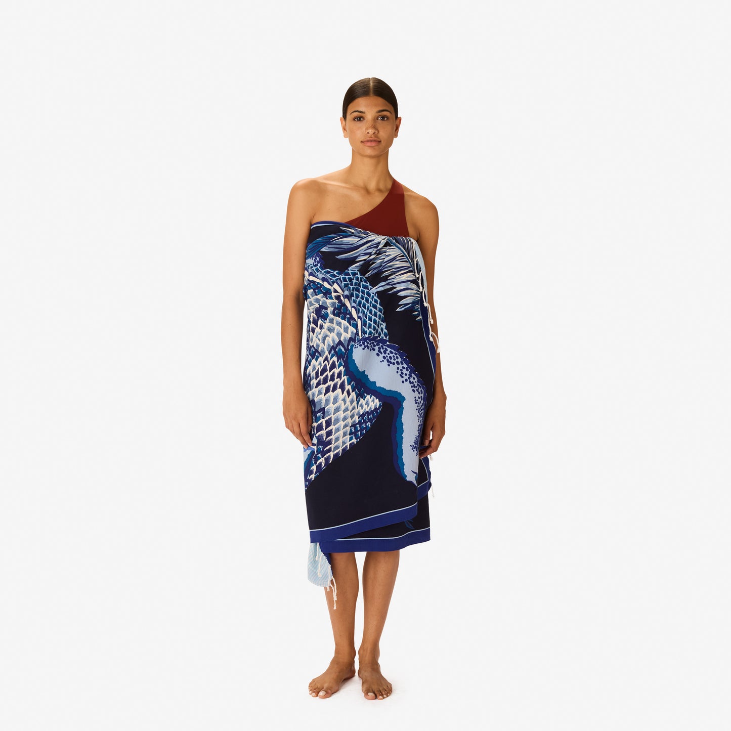 Fouta Handtuch 100 - Croco - Marineblau