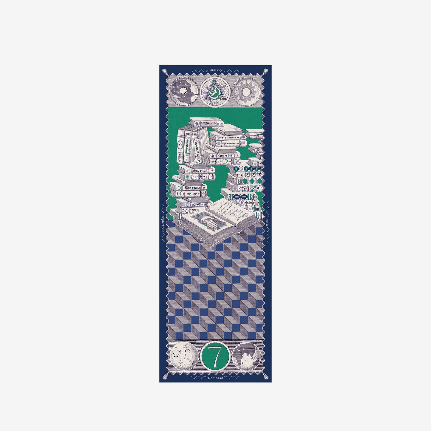 Scarf 70 - Secret - Navy