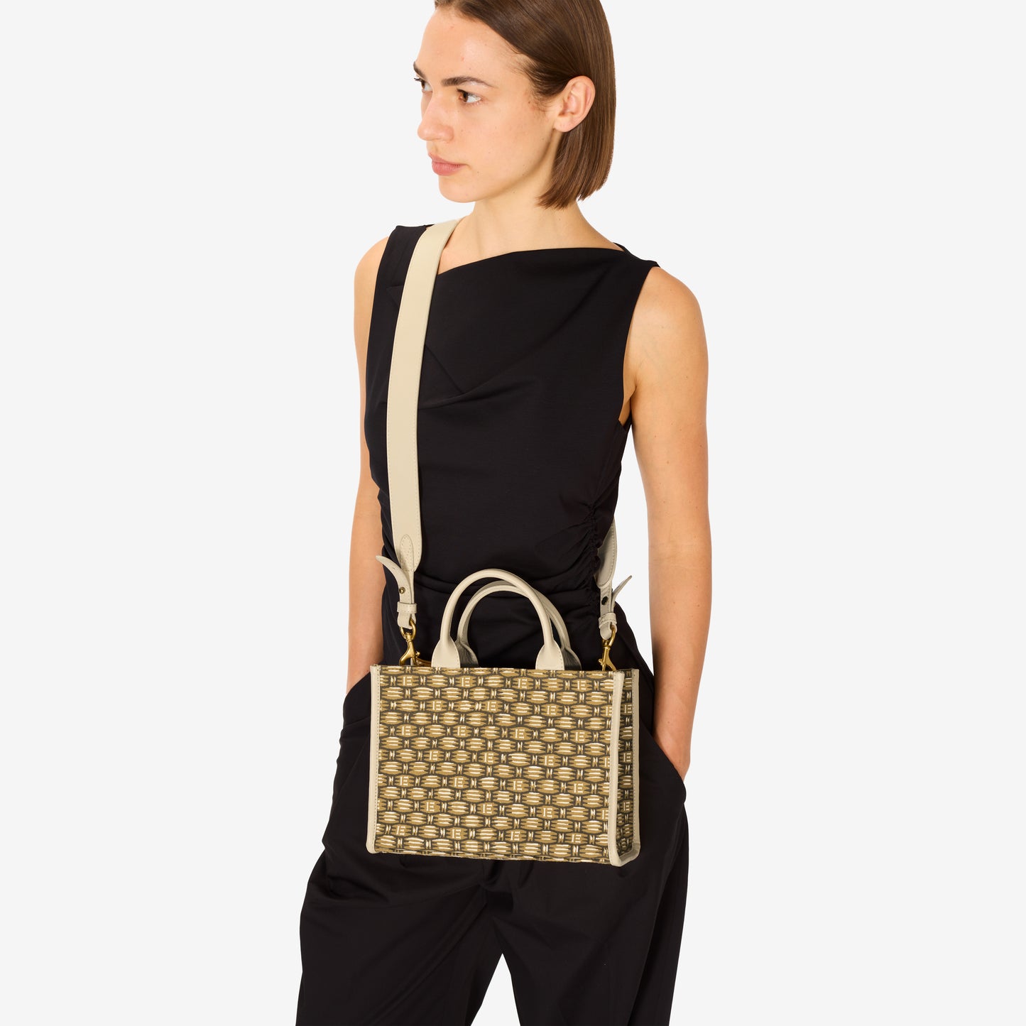 Caprice Bag - Cannage - Khaki