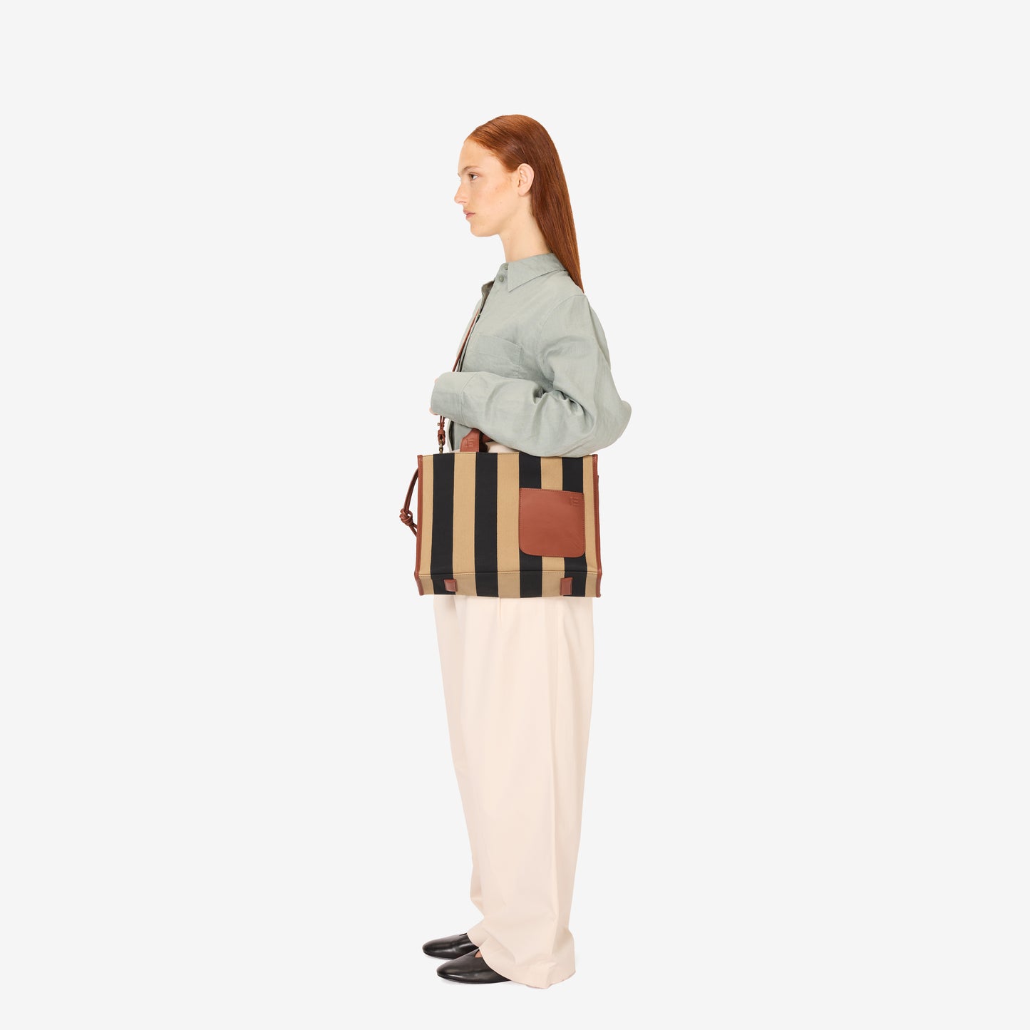 Borsa Nomade - Stripes - Sabbia