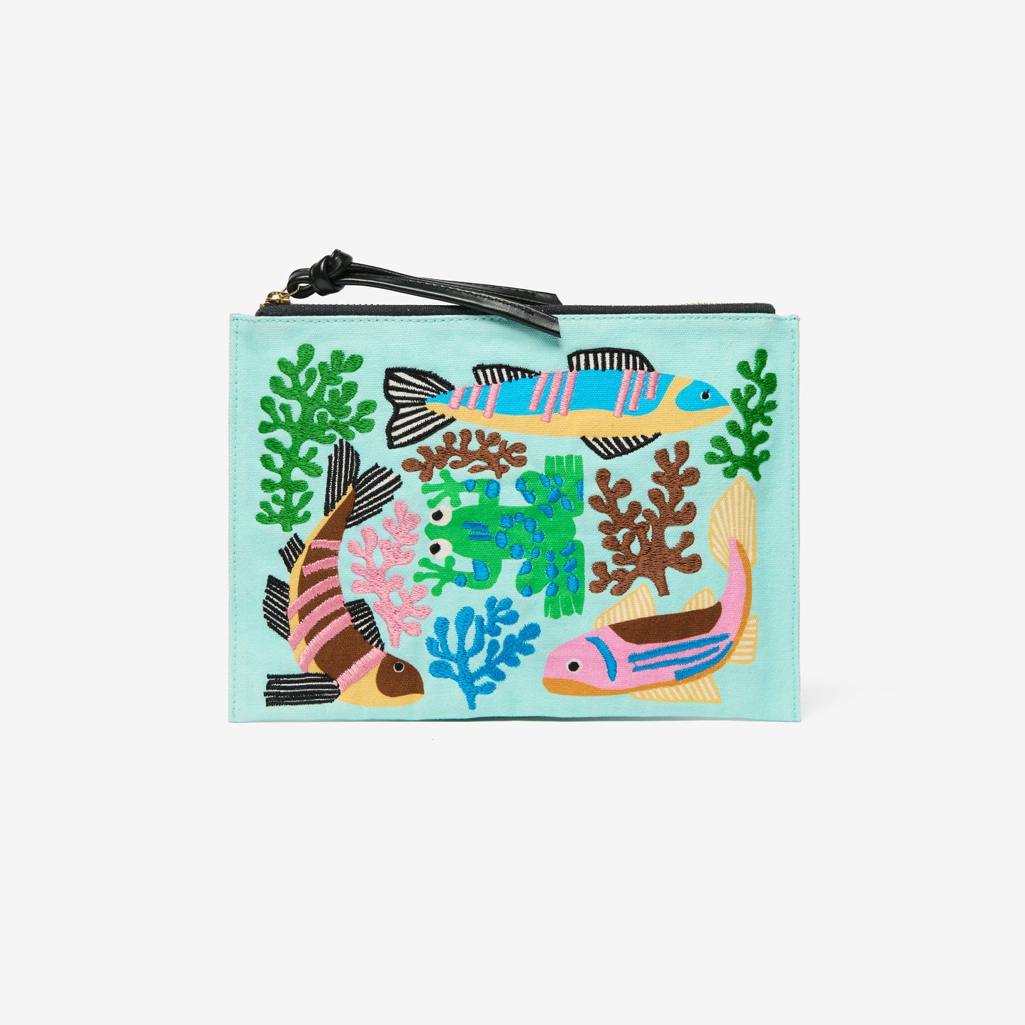 Bestickter Beutel - Splash - Pastelll