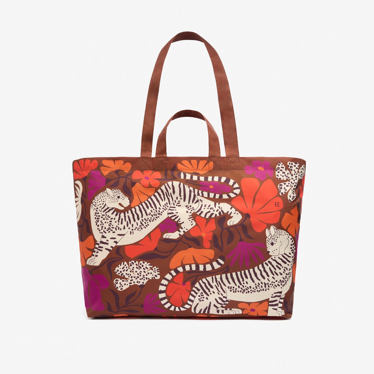 Maxi Shopper Tasche - Panteo - Beige
