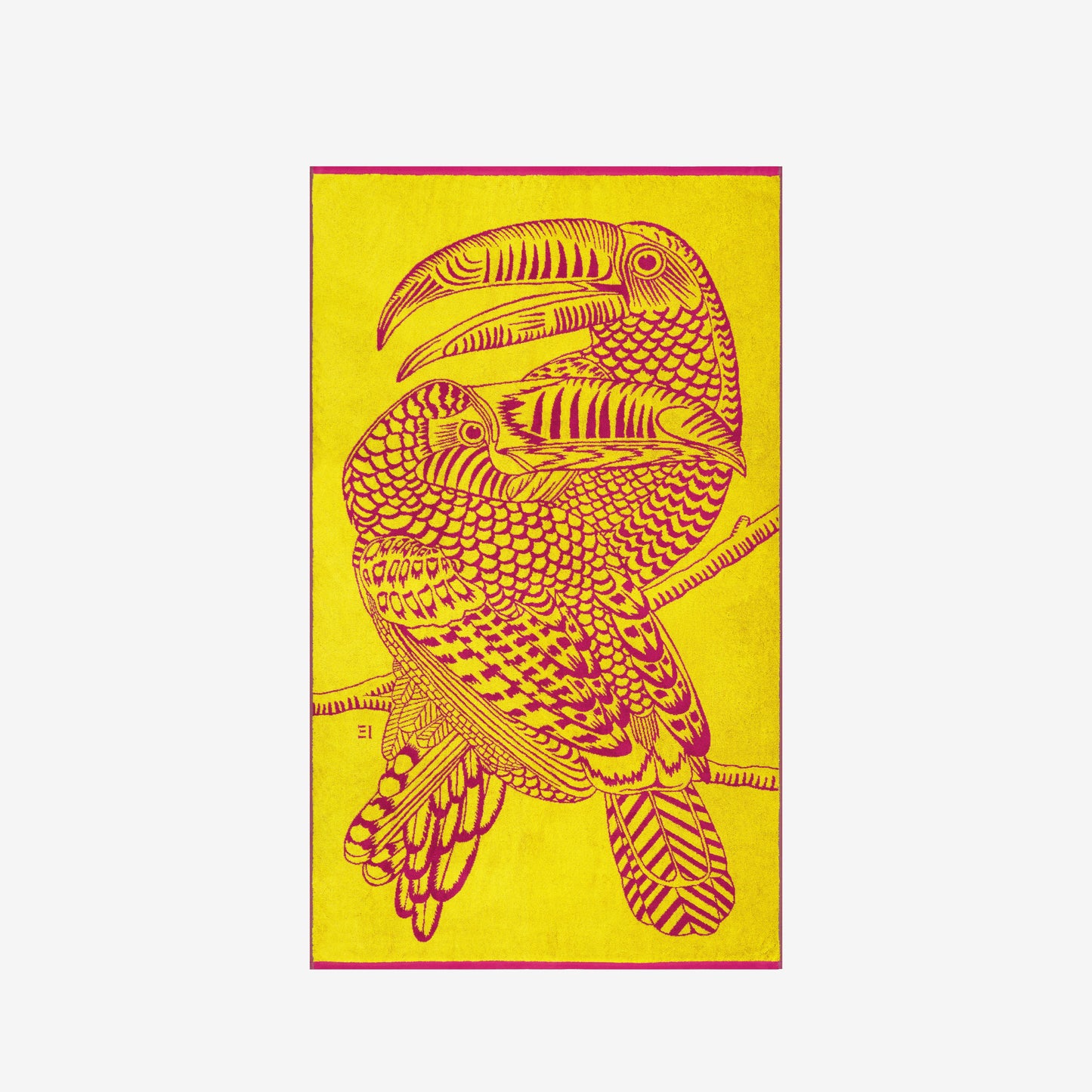 Strandtuch - Toucan - Gelb
