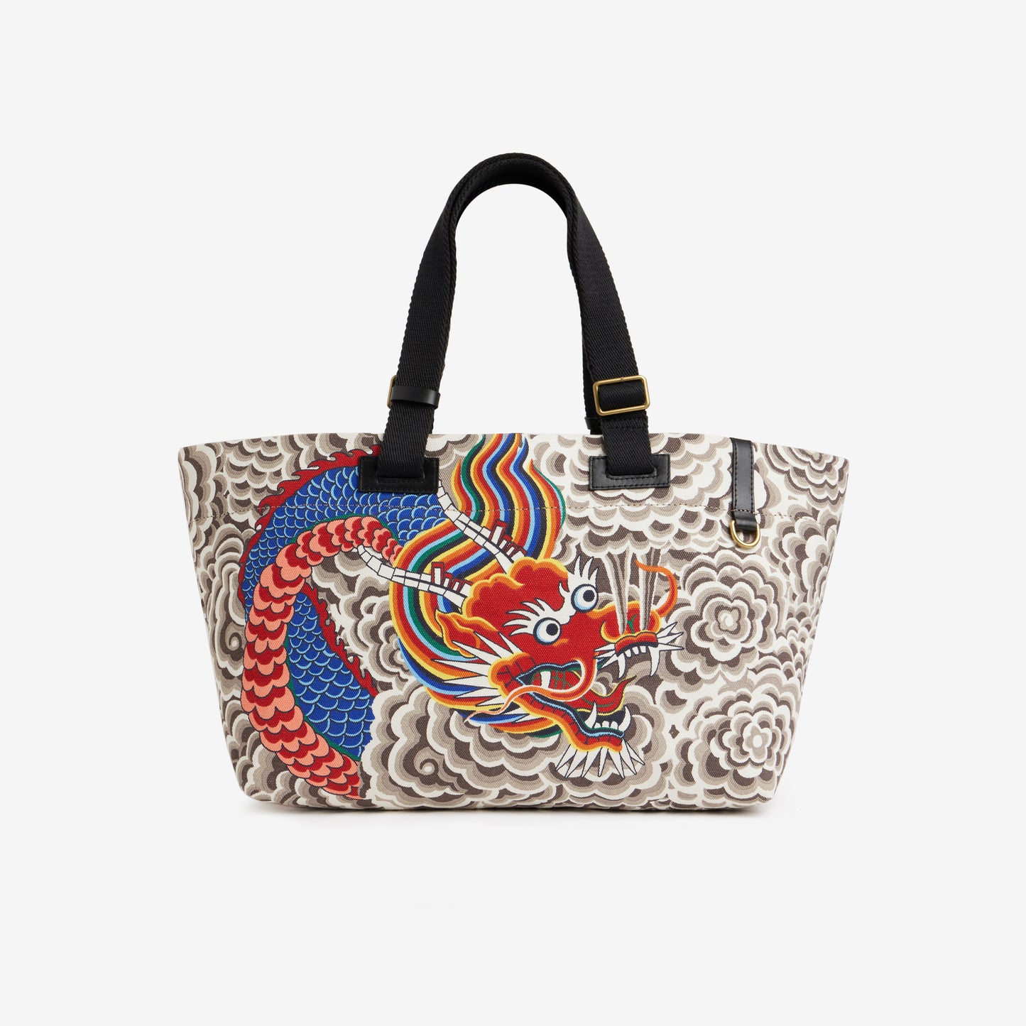 Carrier Strap Bag S - Dragon - Grey