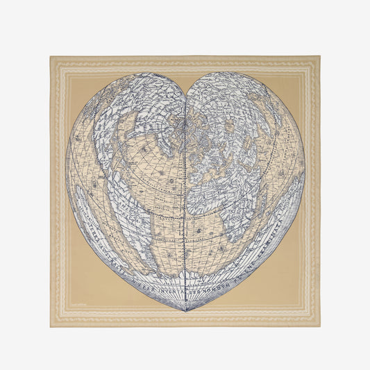 Pañuelo 130 - Mappemonde - Natural