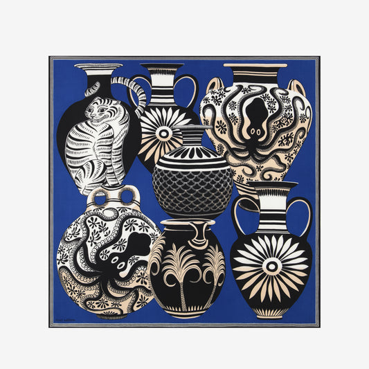 Cashmere Square 100 - Mykonos - Blue
